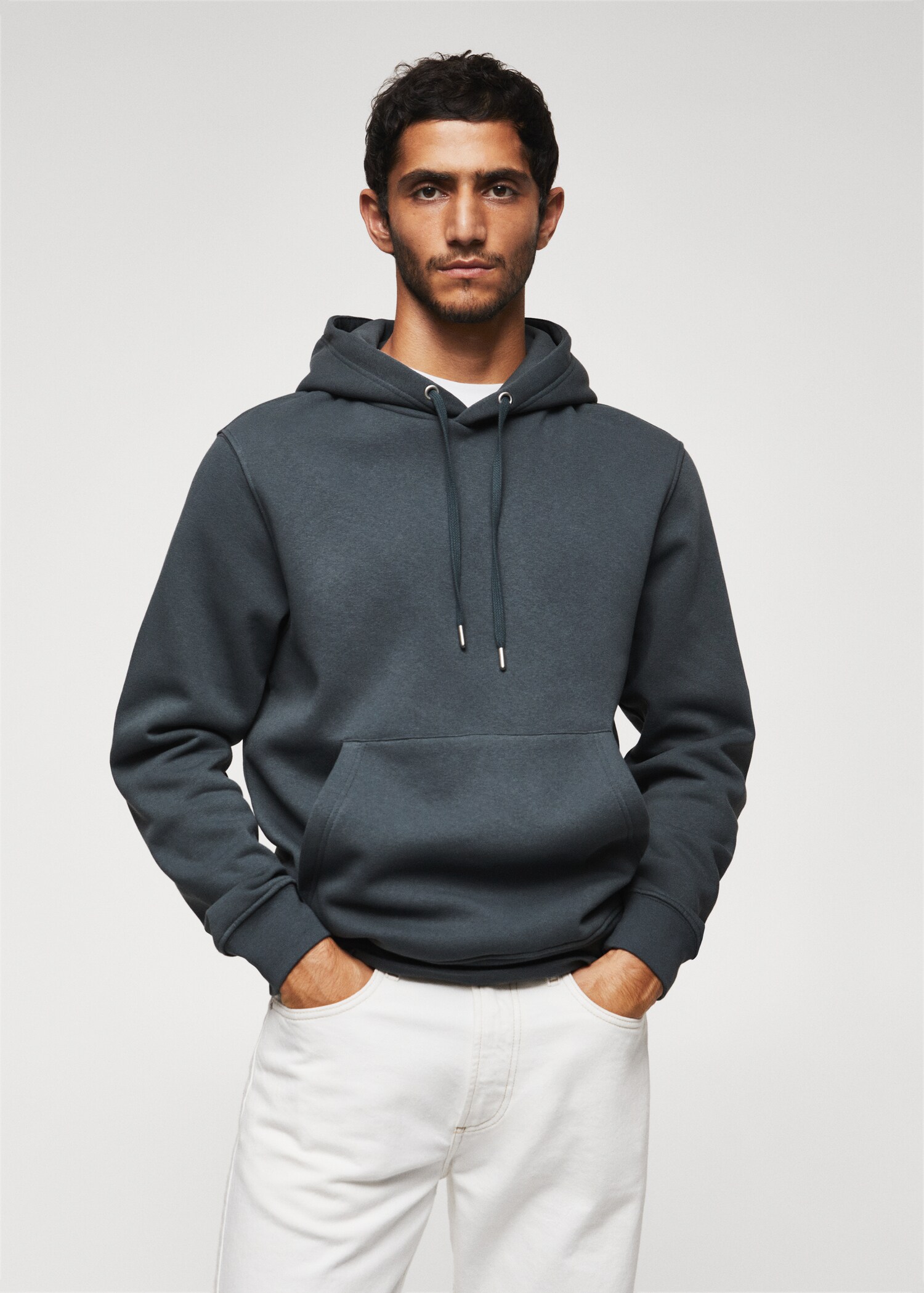 Katoenen hoodie - Middenvlak
