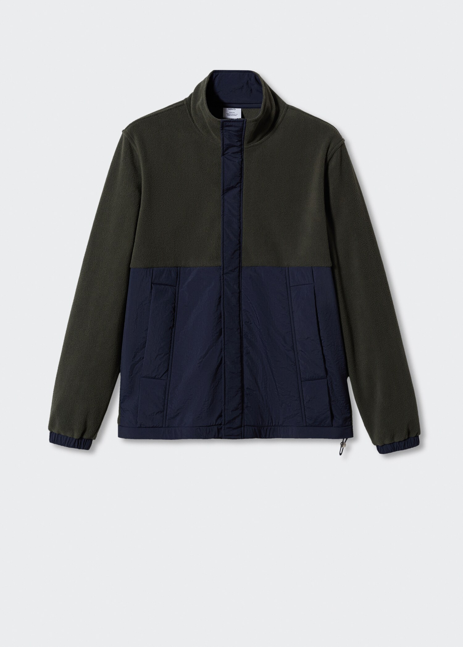 Flísový kombinovaný kabátek - Zboží bez modelu