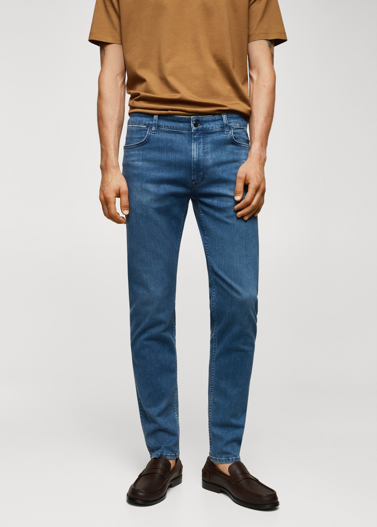 Jeans Patrick slim fit Ultra Soft Touch - Plano medio