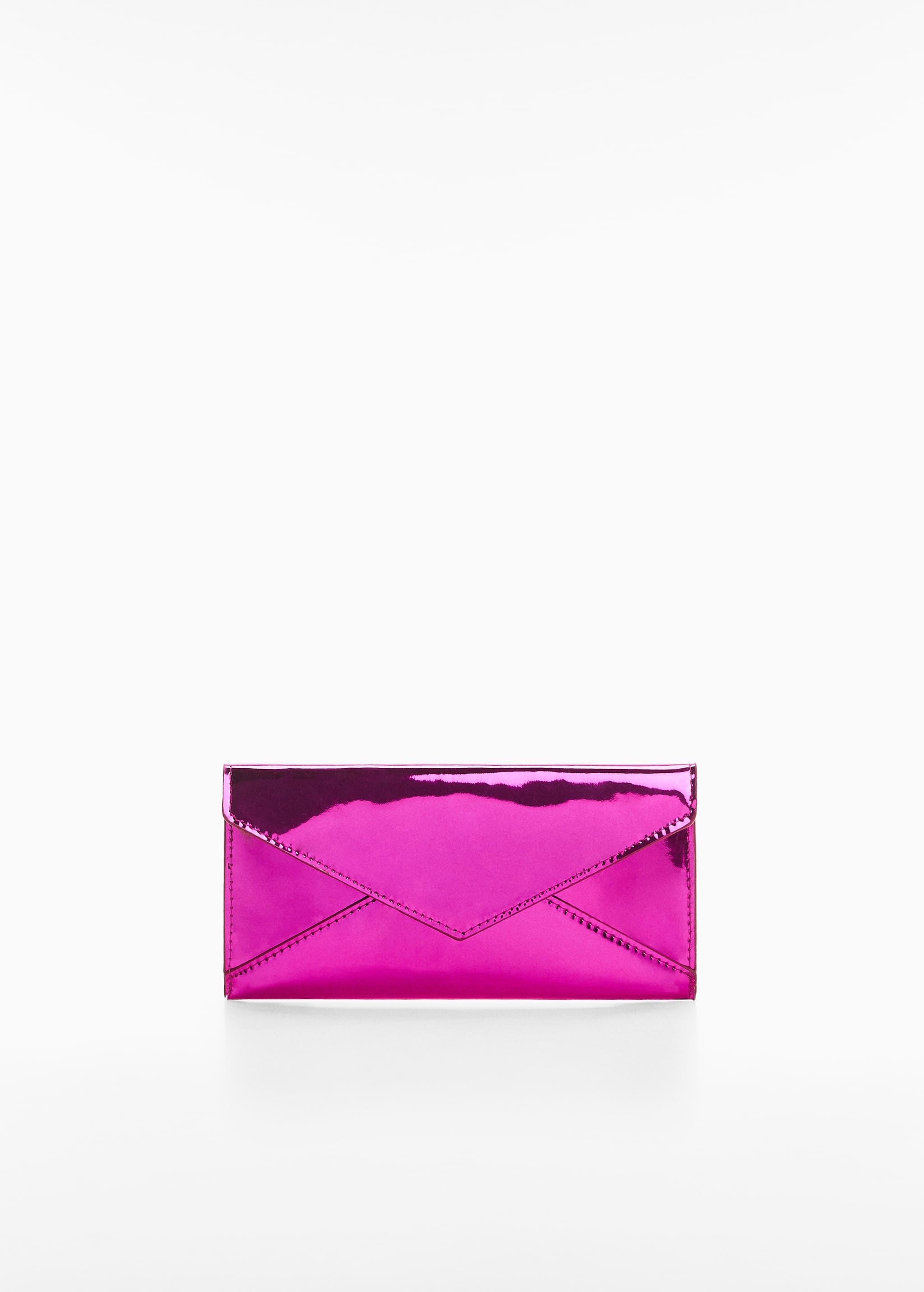 Metallic wallet with flap - Article without model