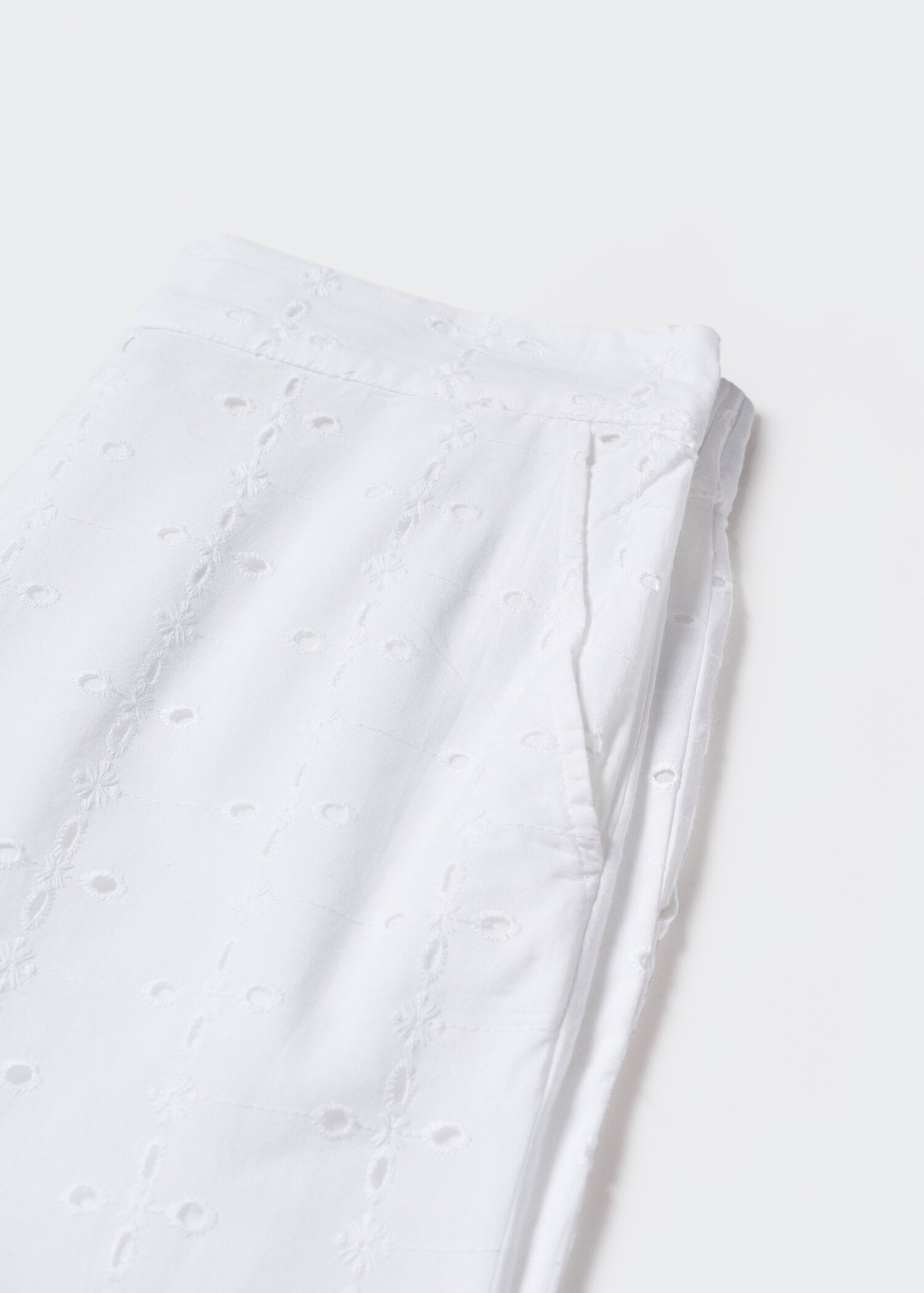 Bomullsbukse med broderi - Artikkeldetalj 8