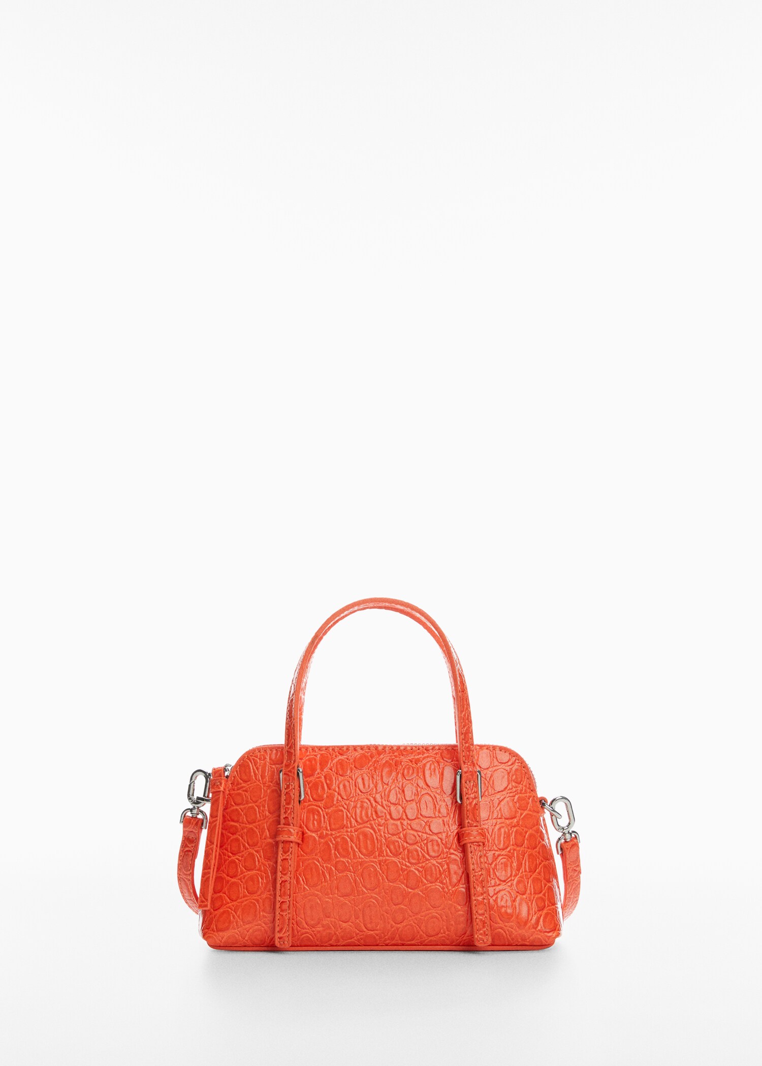 Bolso doble asa efecto cocodrilo - Artículo sin modelo