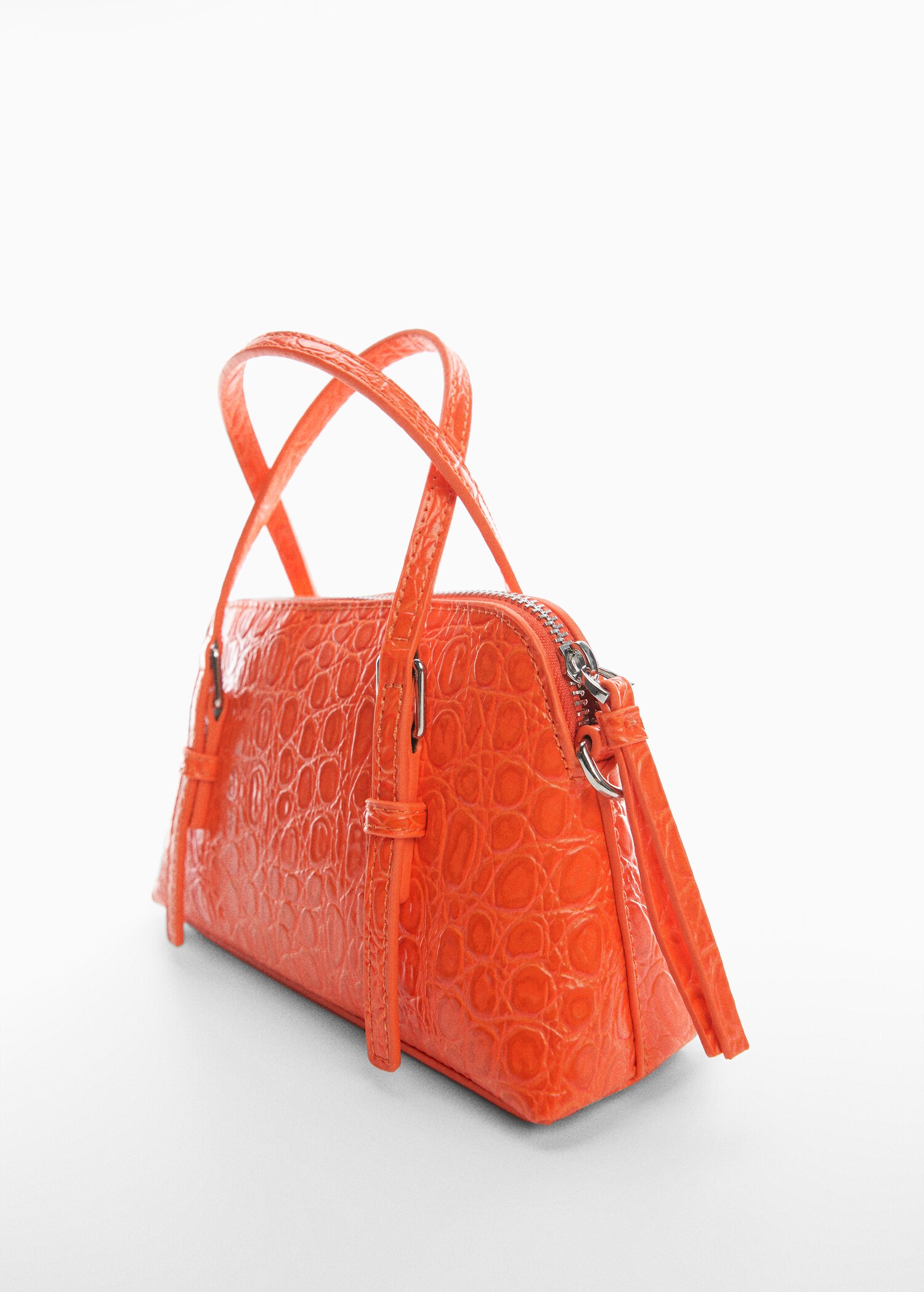 Bolso doble asa efecto cocodrilo - Detalle del artículo 1