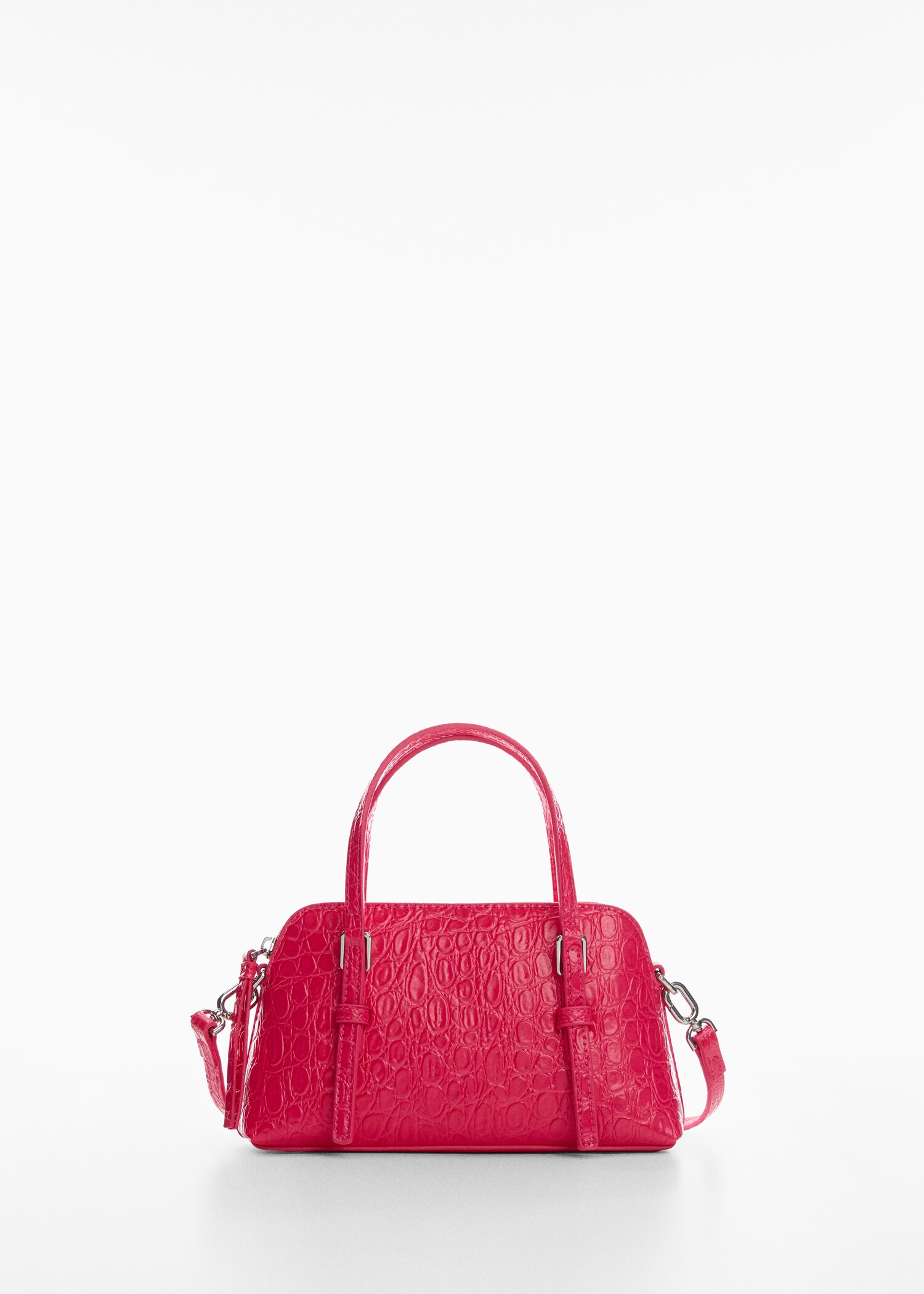 Bolso doble asa efecto cocodrilo - Artículo sin modelo