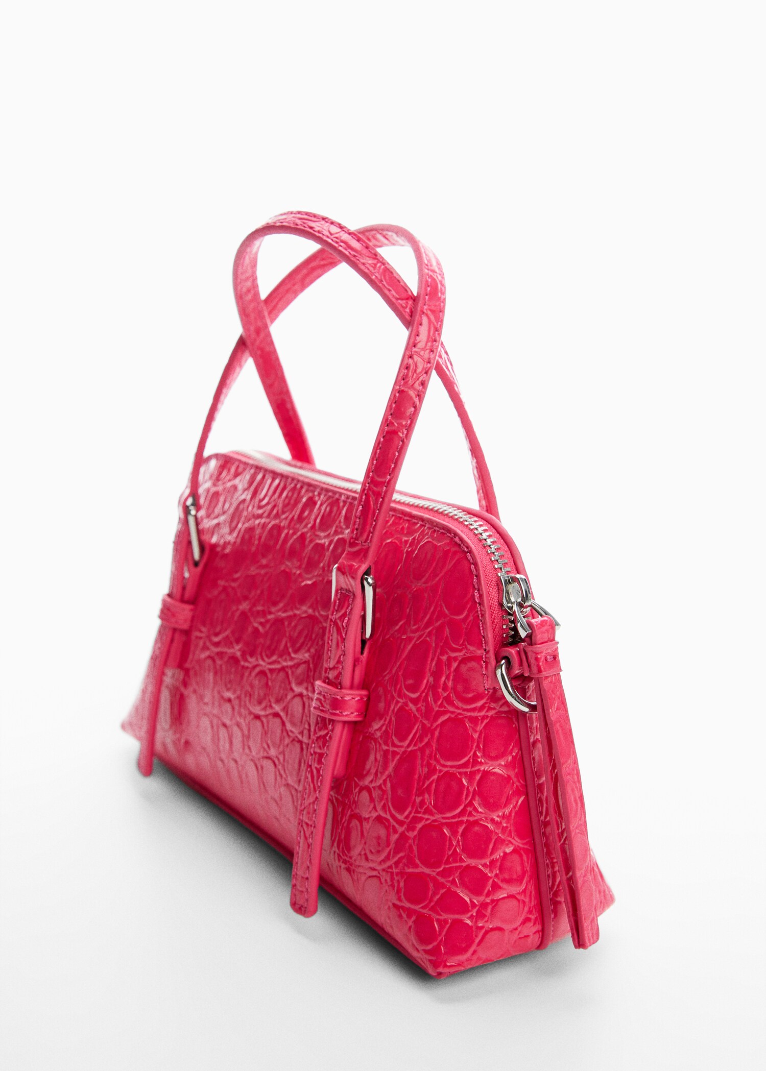 Bolso doble asa efecto cocodrilo - Detalle del artículo 1
