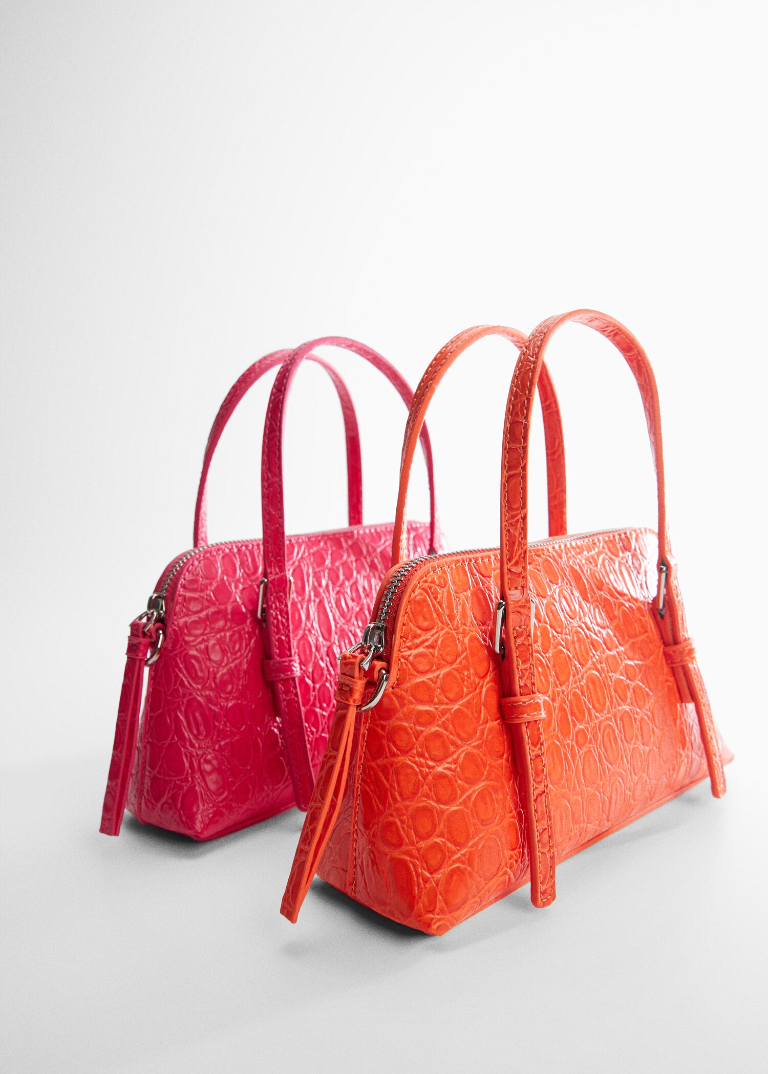 Bolso doble asa efecto cocodrilo - Detalle del artículo 5