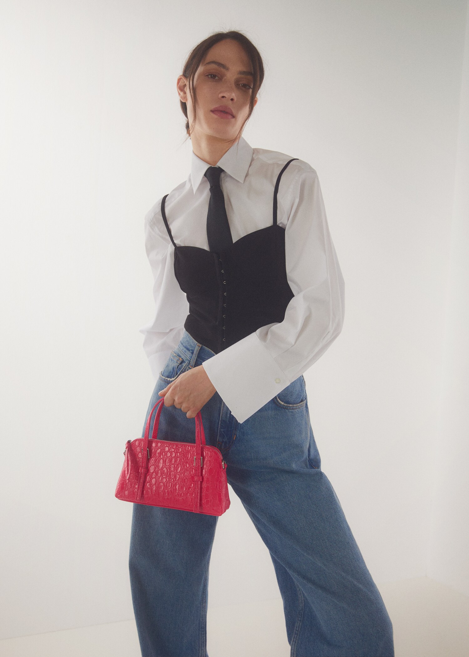 Bolso doble asa efecto cocodrilo - Detalle del artículo 9