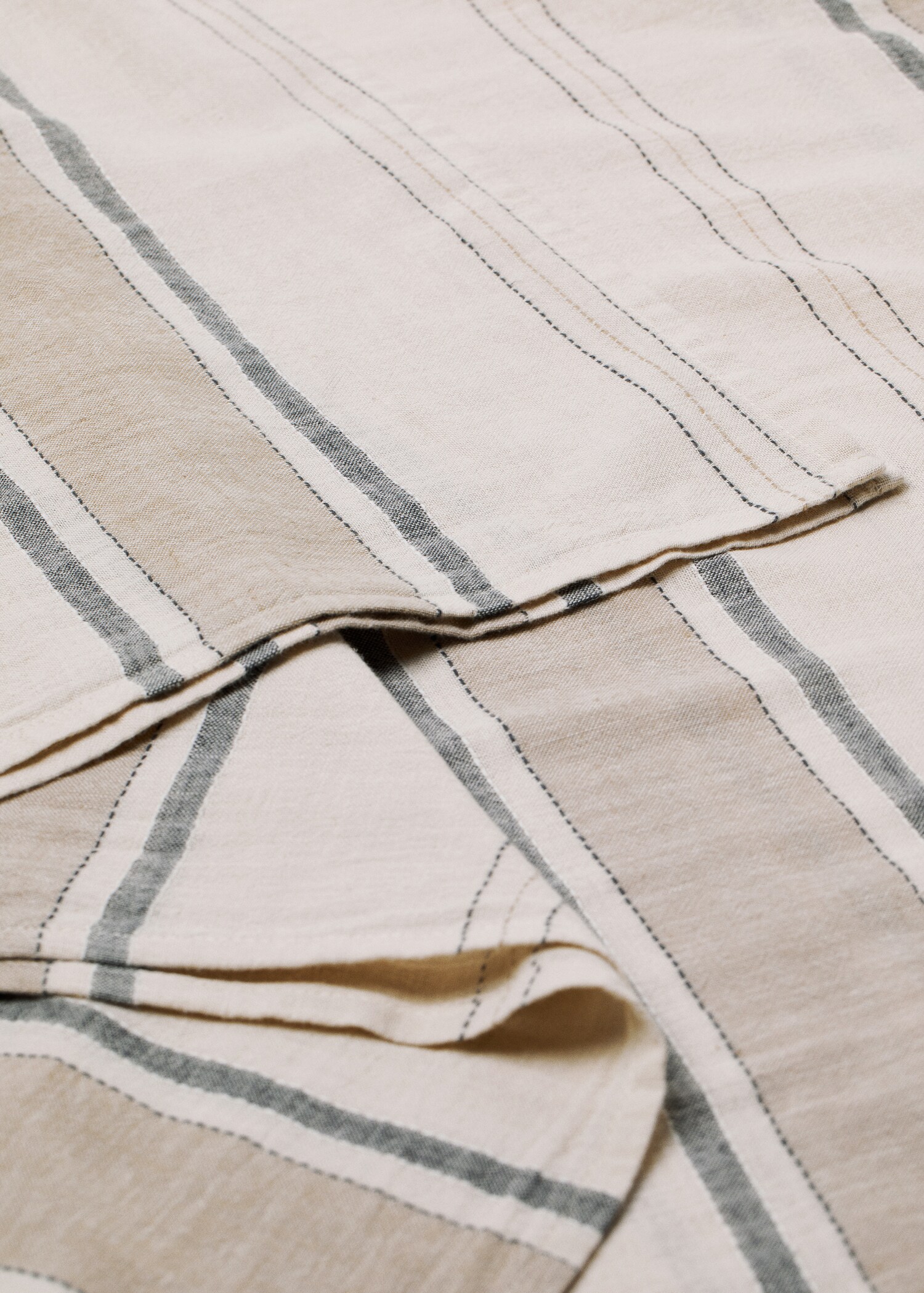 Tischdecke aus Baumwolle mit Leinen 150 x 250 cm - Detail des Artikels 1
