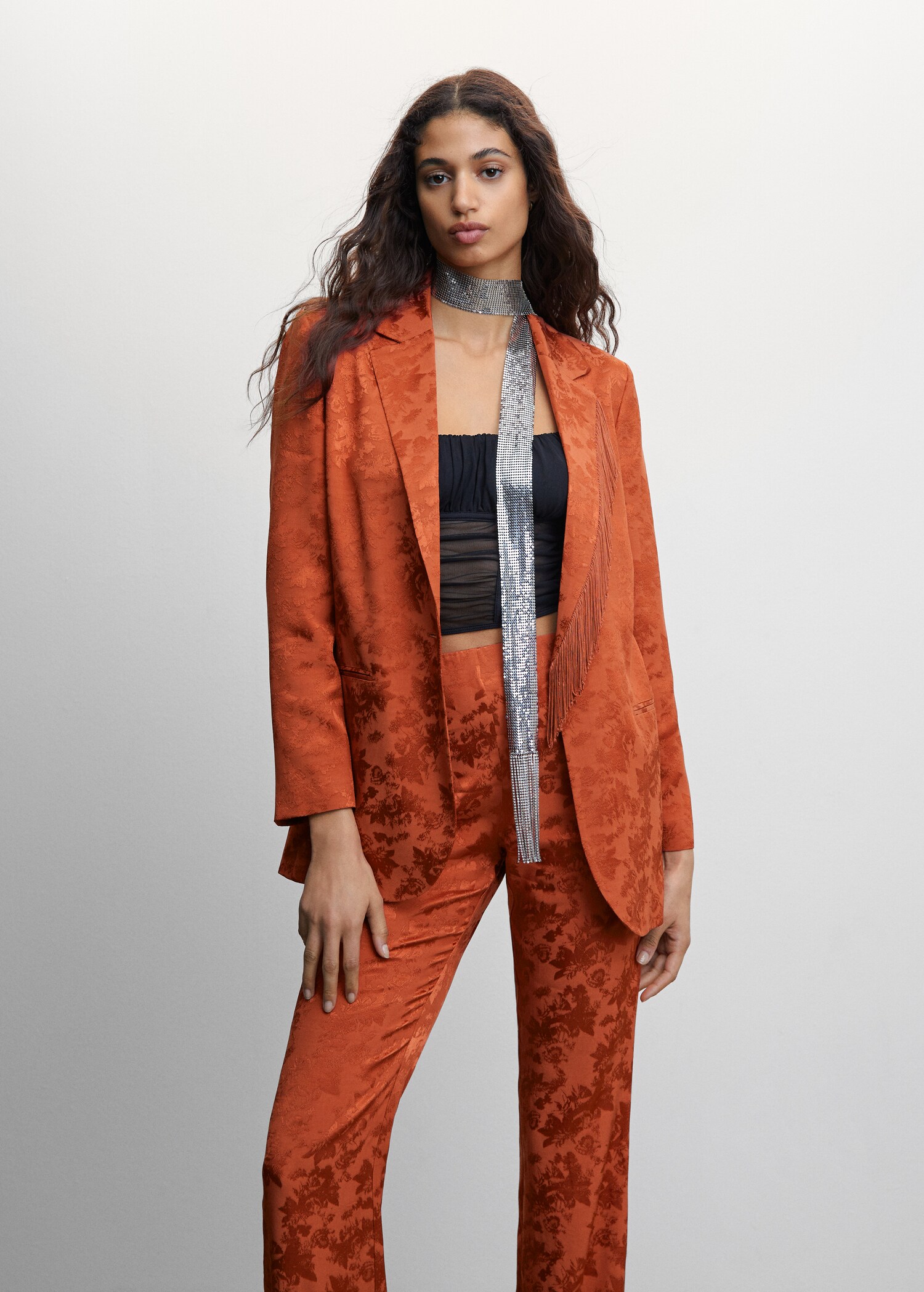 Jacquard blazer - Medium plane