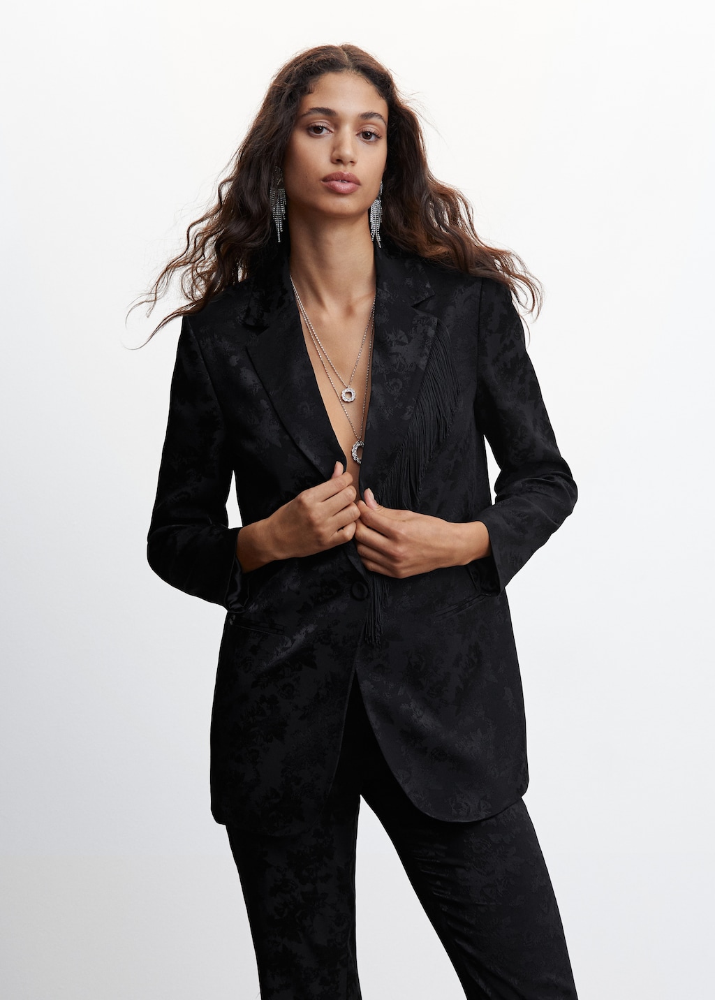 Jacquard blazer