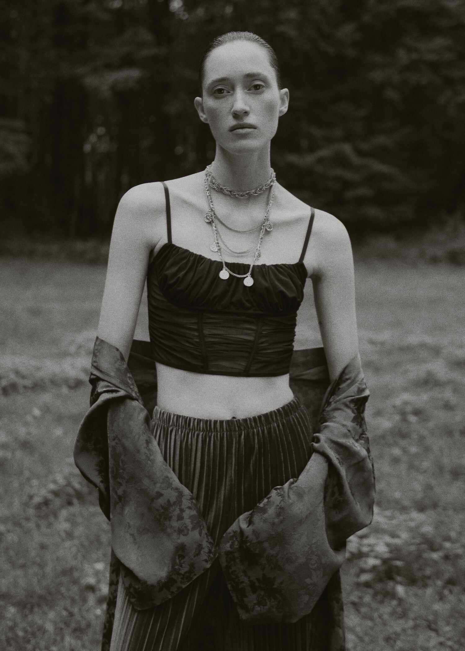 Semi-transparent corset top - Details of the article 6