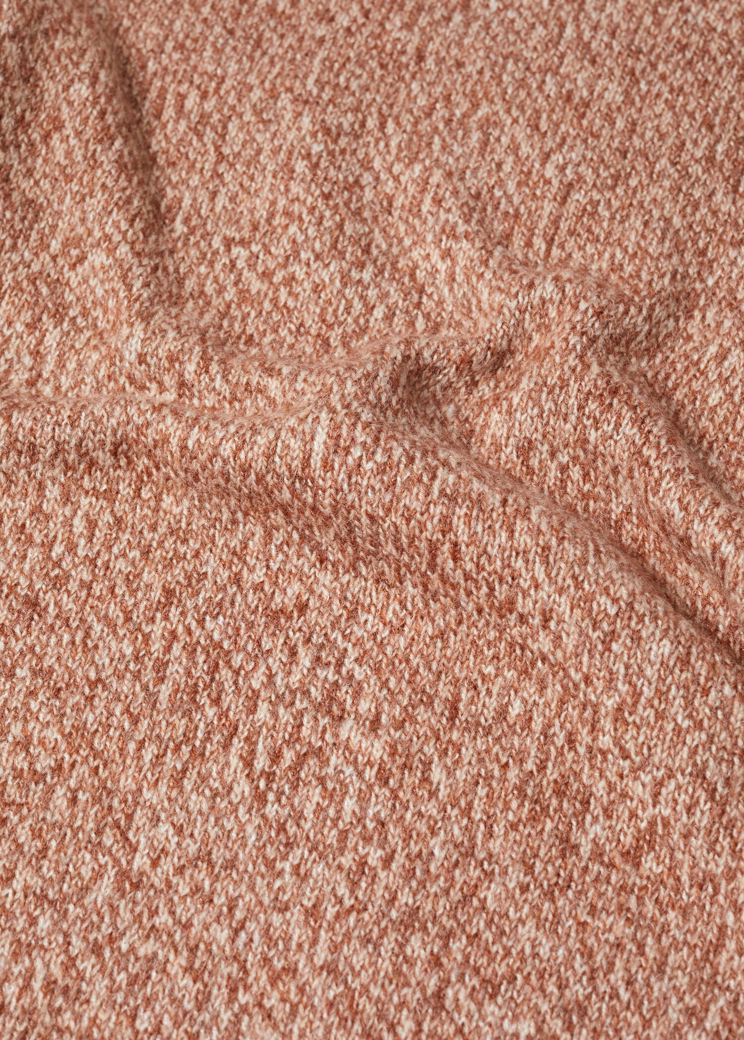 Melierter Pullover mit hohem Kragen - Detail des Artikels 8