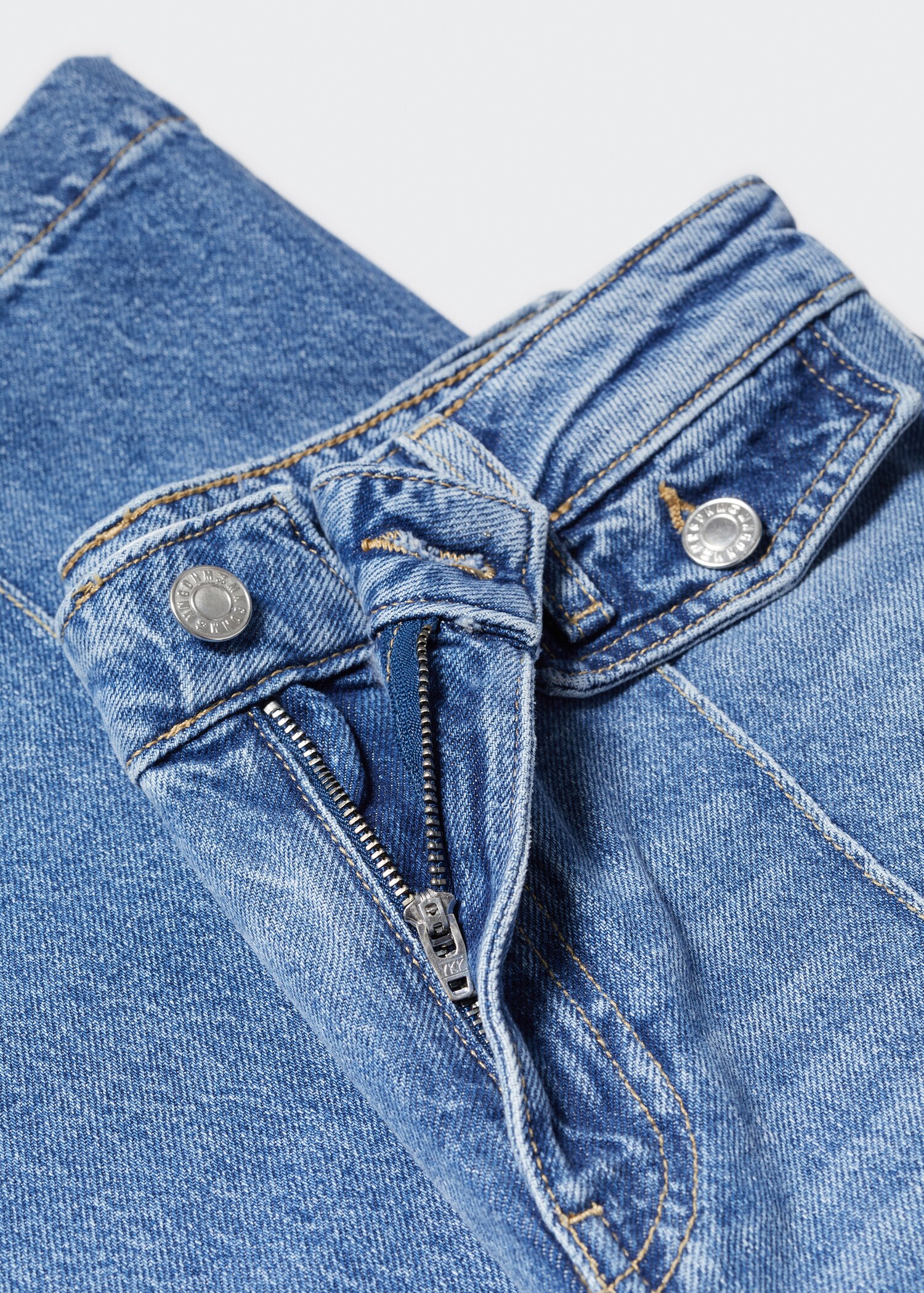 High-rise skinny jeans with seams - Details of the article 8