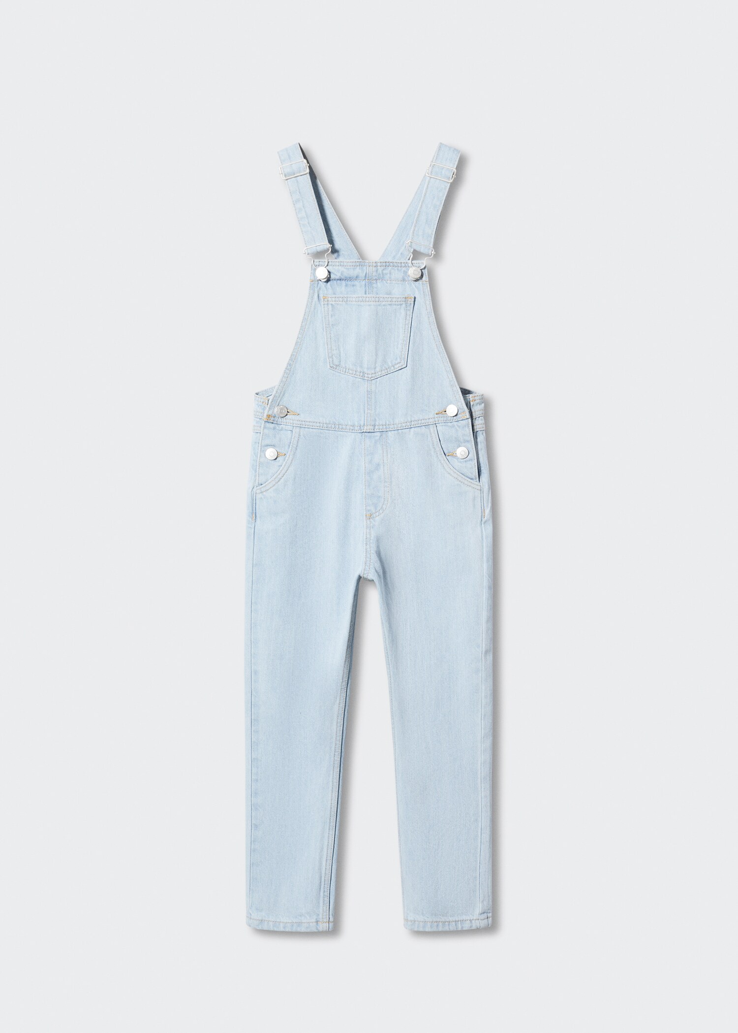 Lined denim dungarees - Article without model