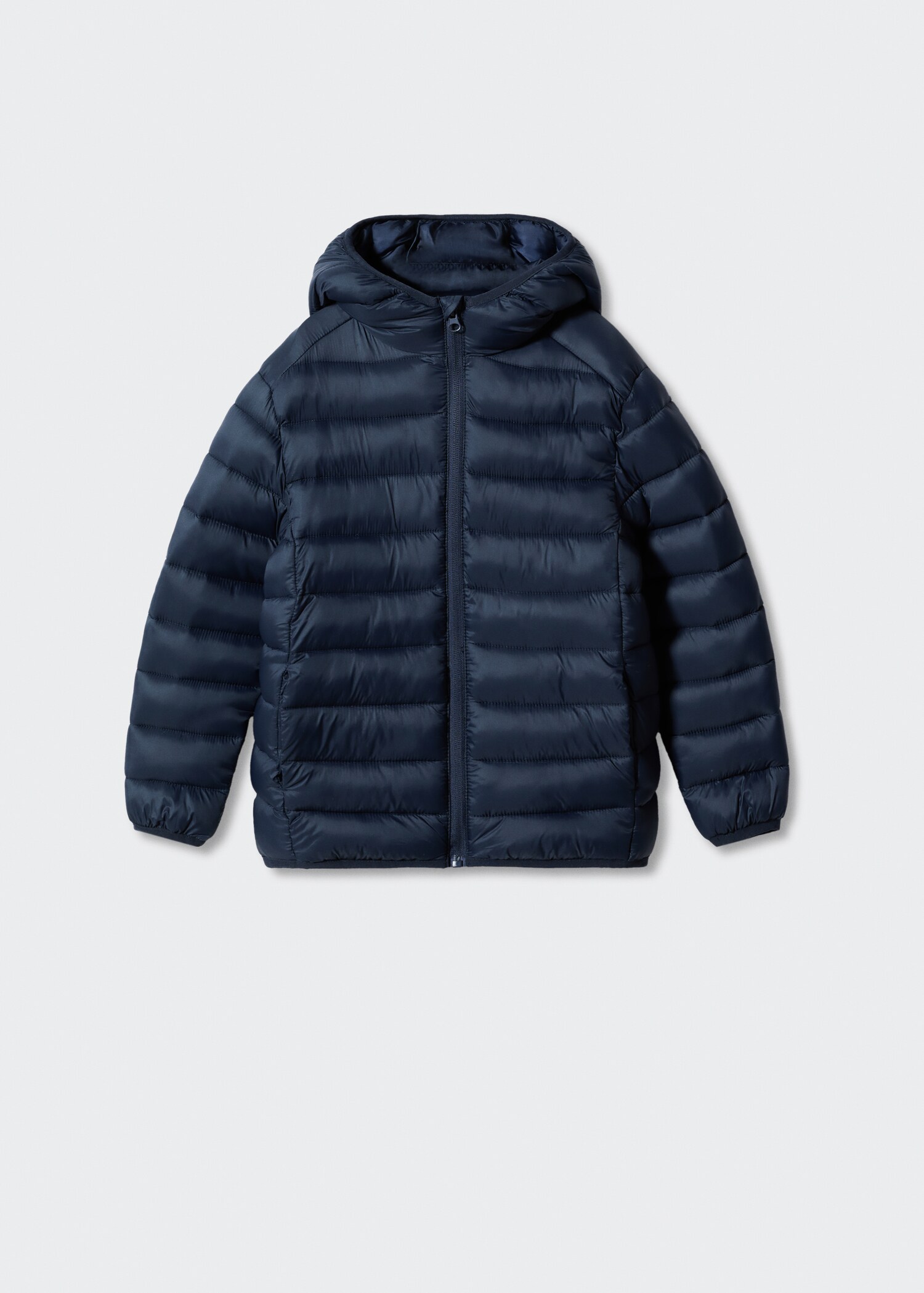 Side-zip quilted coat - Article without model