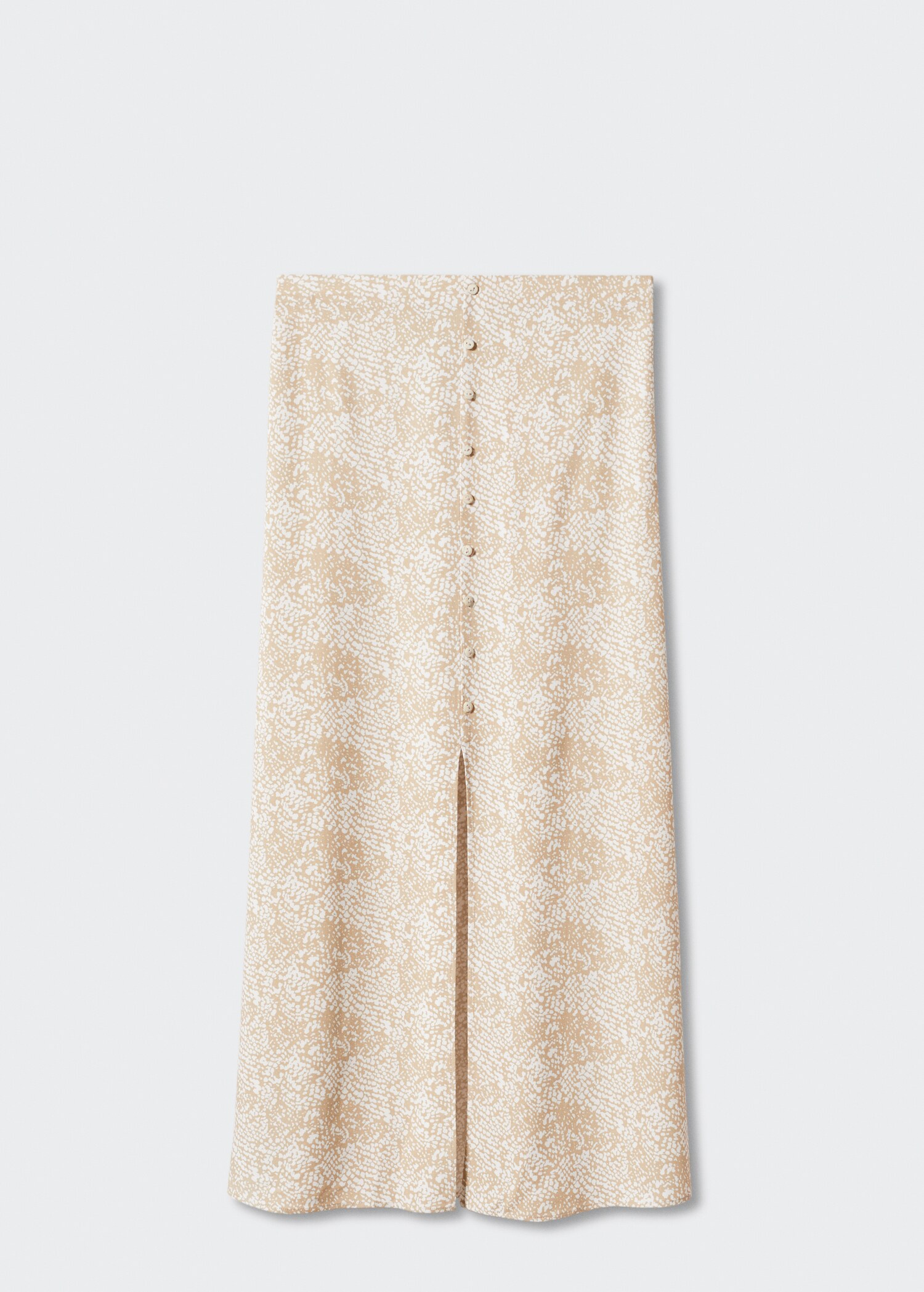 Buttoned midi skirt - Article without model