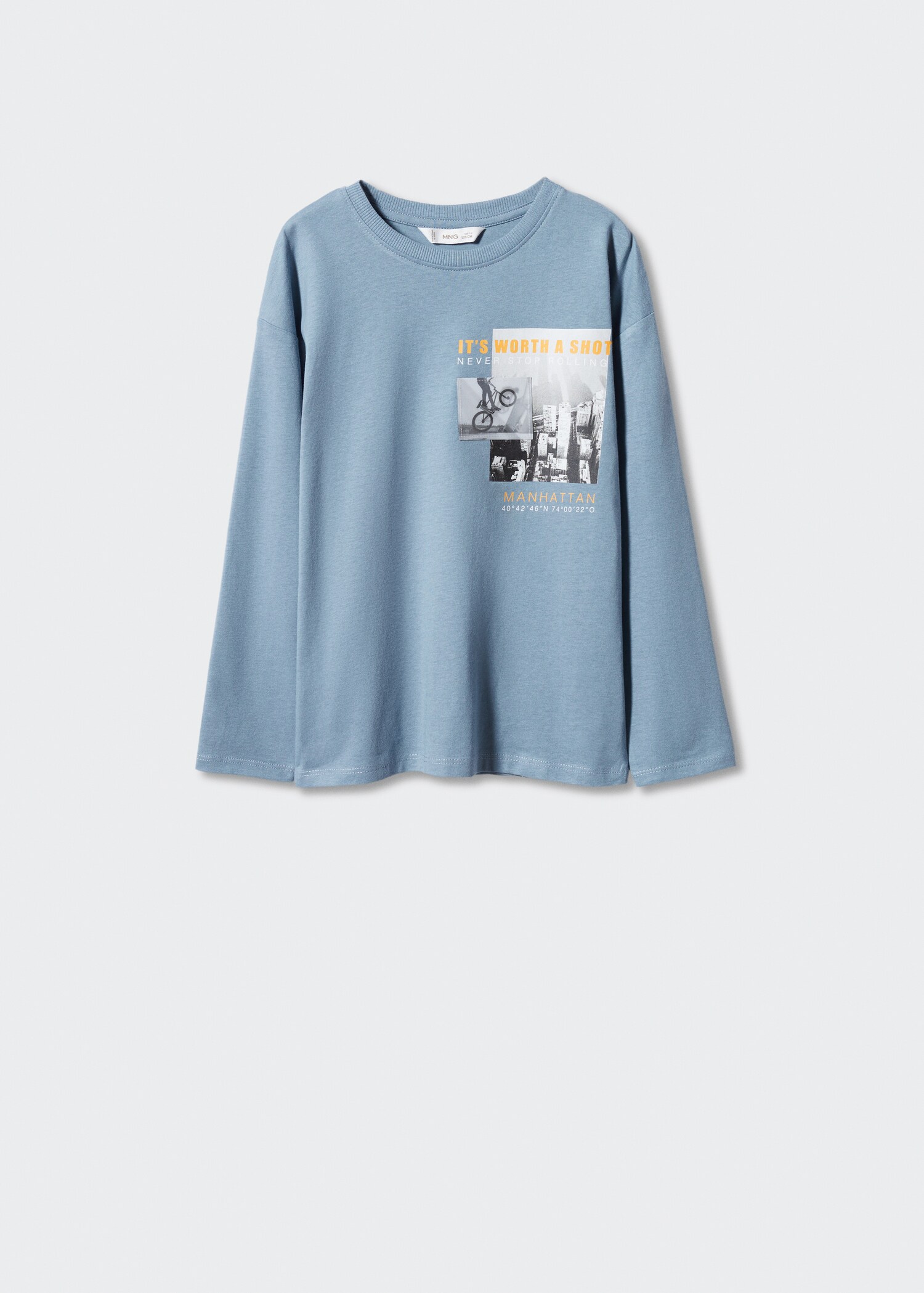 Lenticulair T-shirt met lange mouw - Artikel zonder model