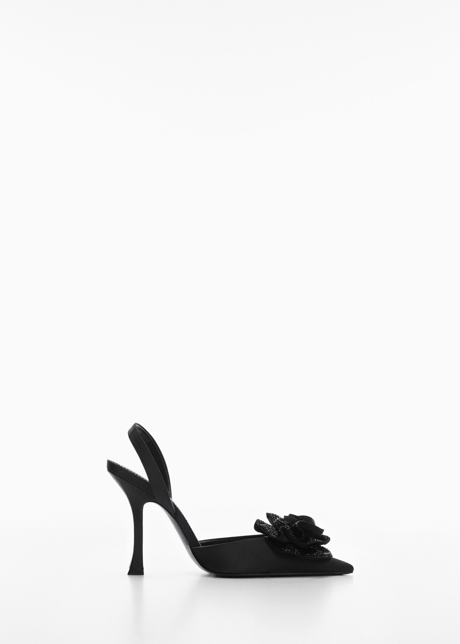 Schuhe mit strassverzierter Blume - Damen | MANGO OUTLET Deutschland