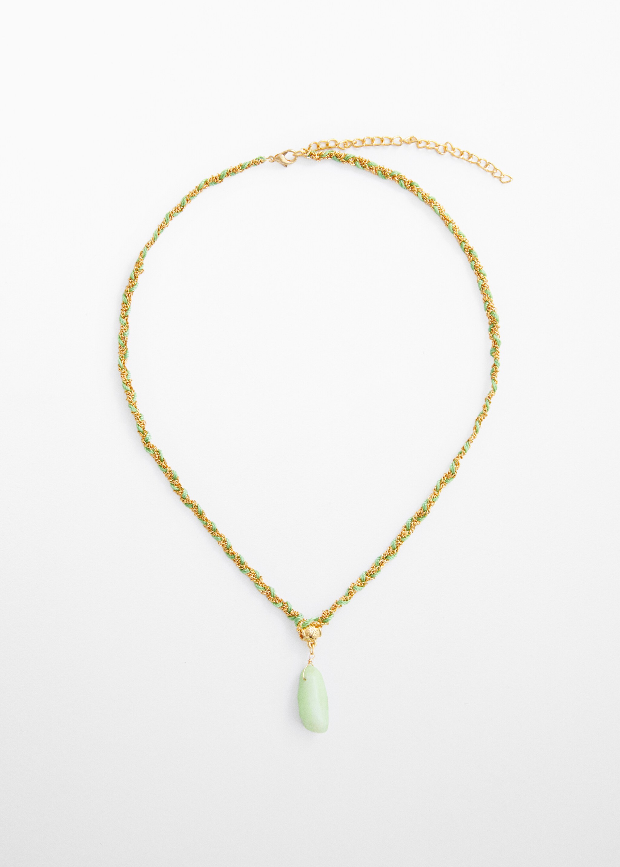 Semi-precious stone combination necklace - Article without model