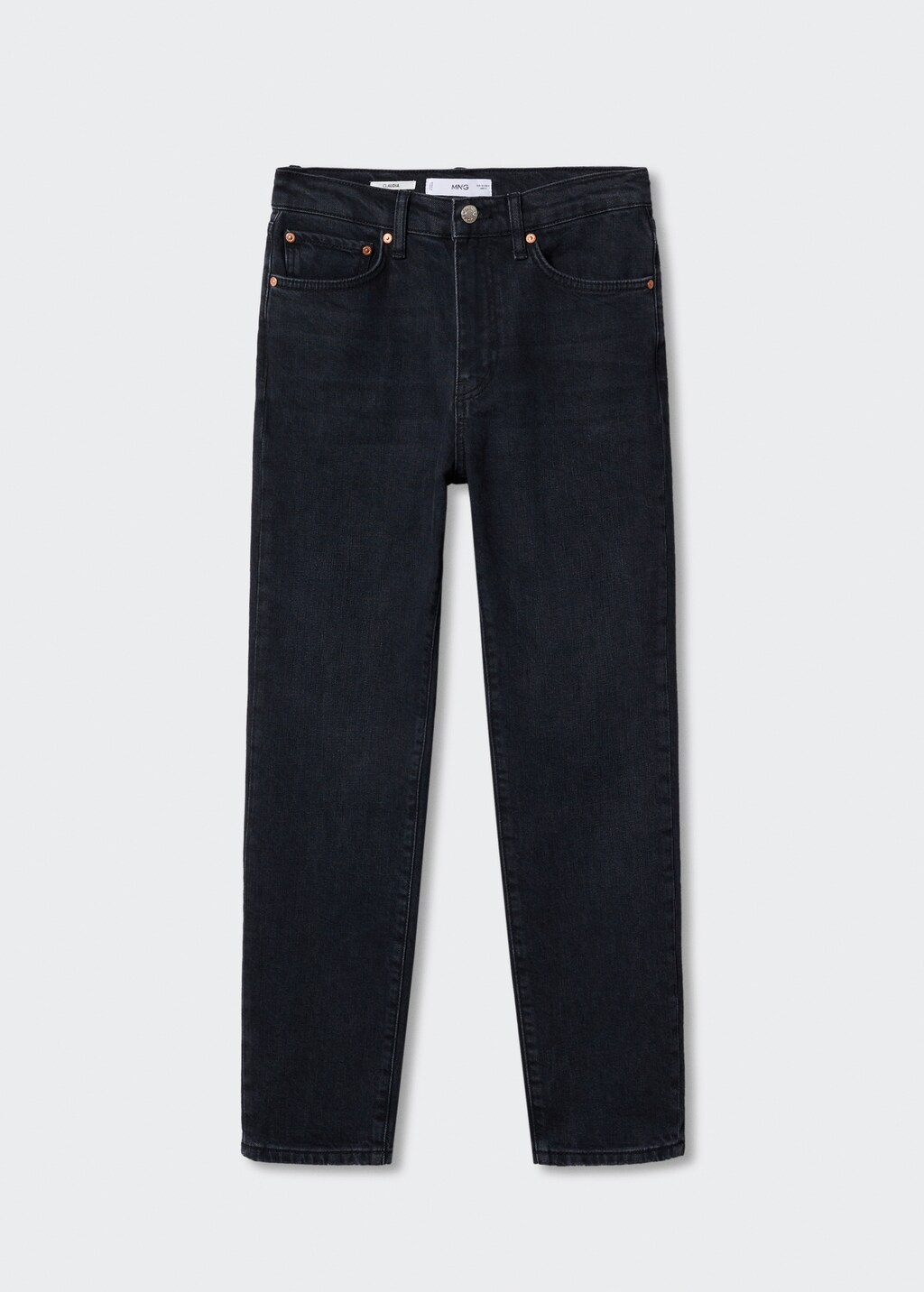 Cropped skinny black jeans outlet