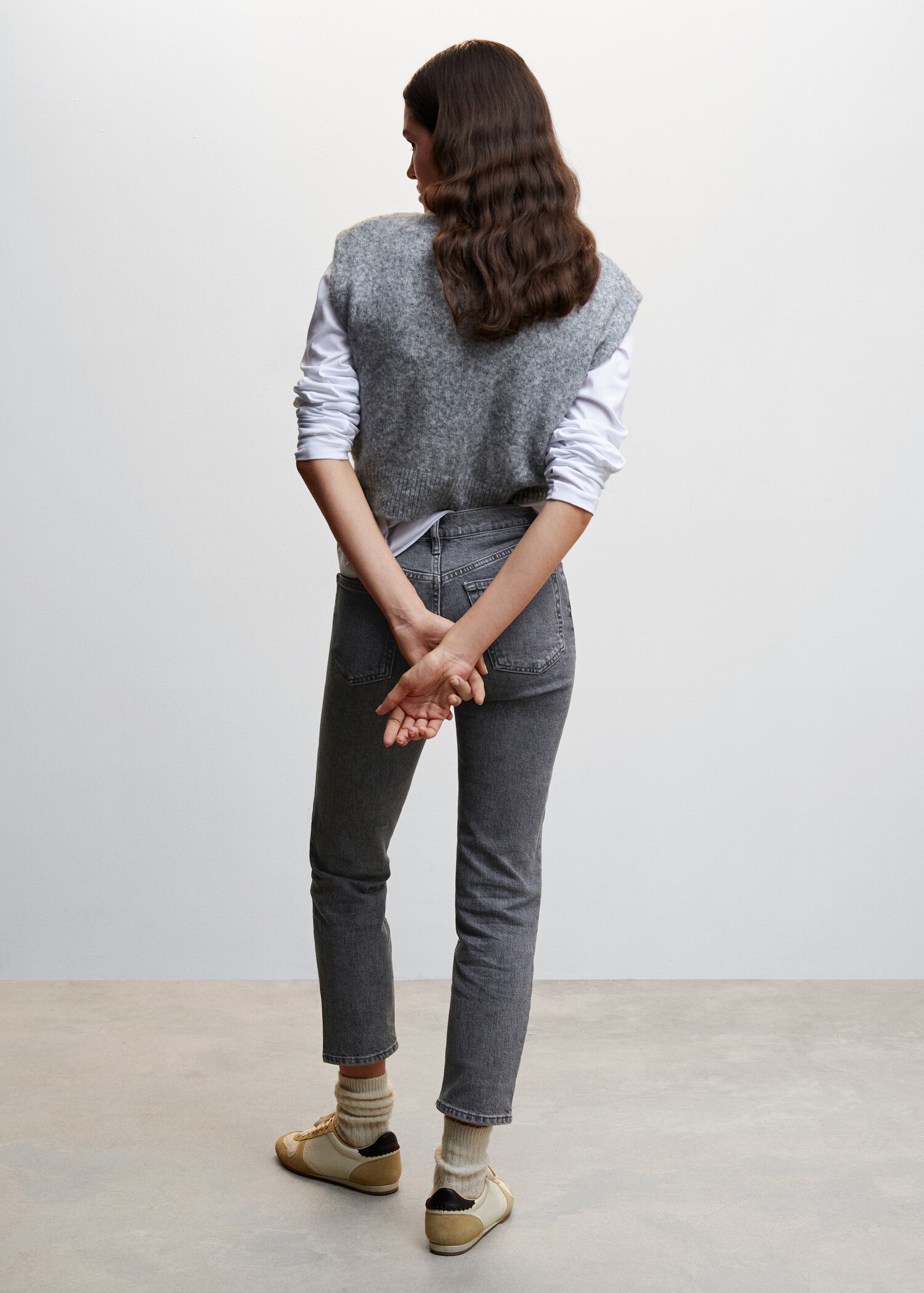 Slim cropped jeans - Reverse of the article