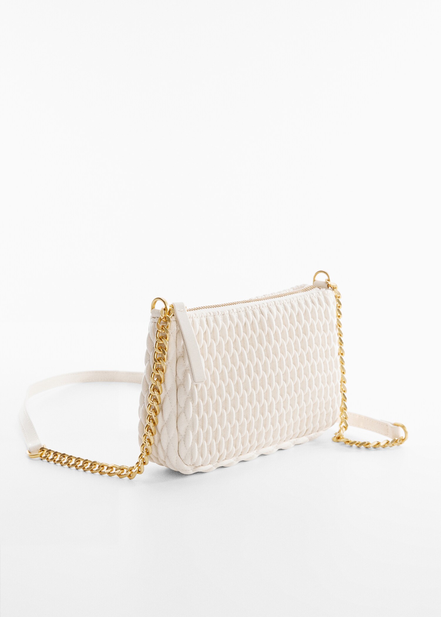 Bolso cruzado textura - Plano medio