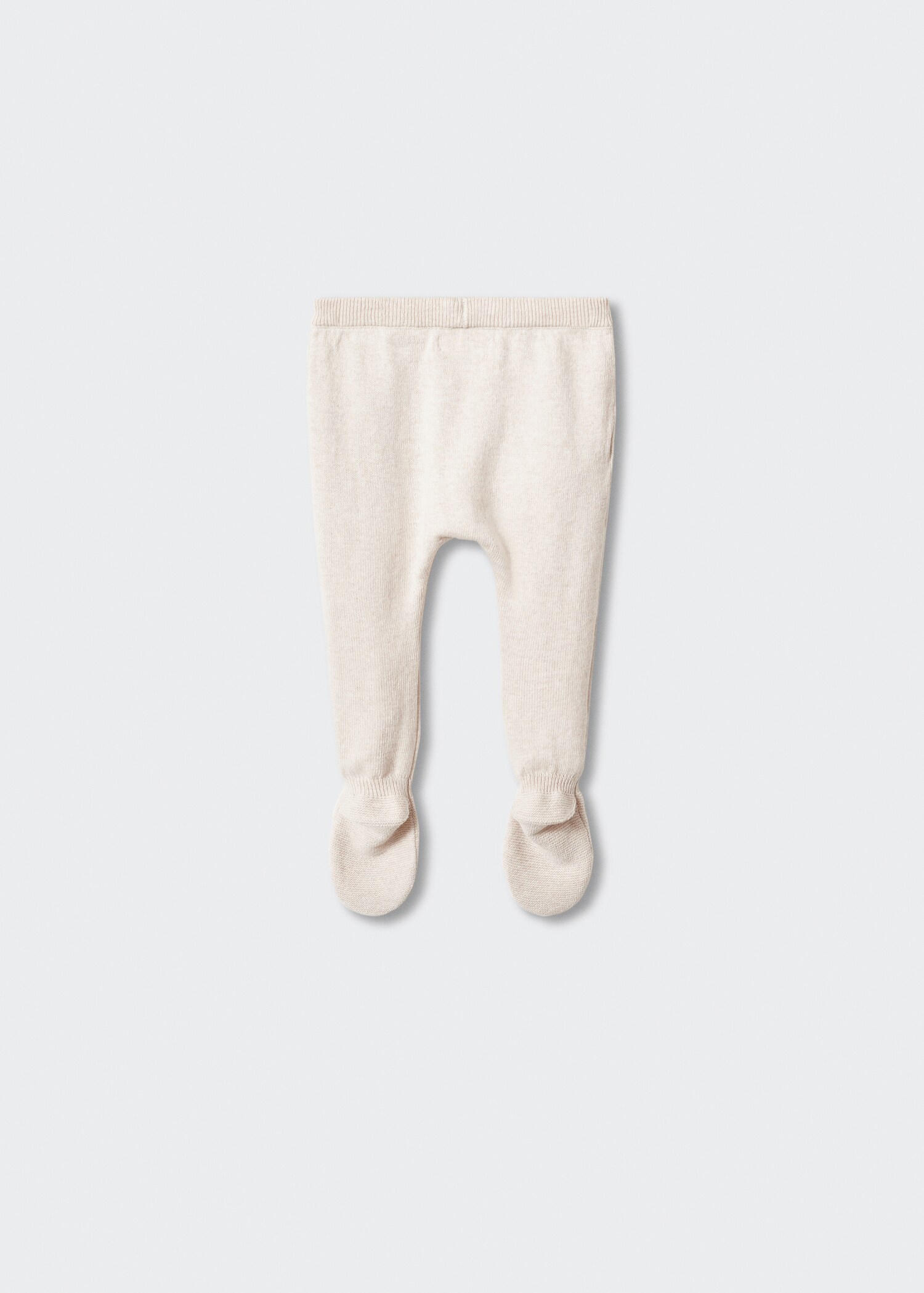 Knit footed pants - Reverse of the article