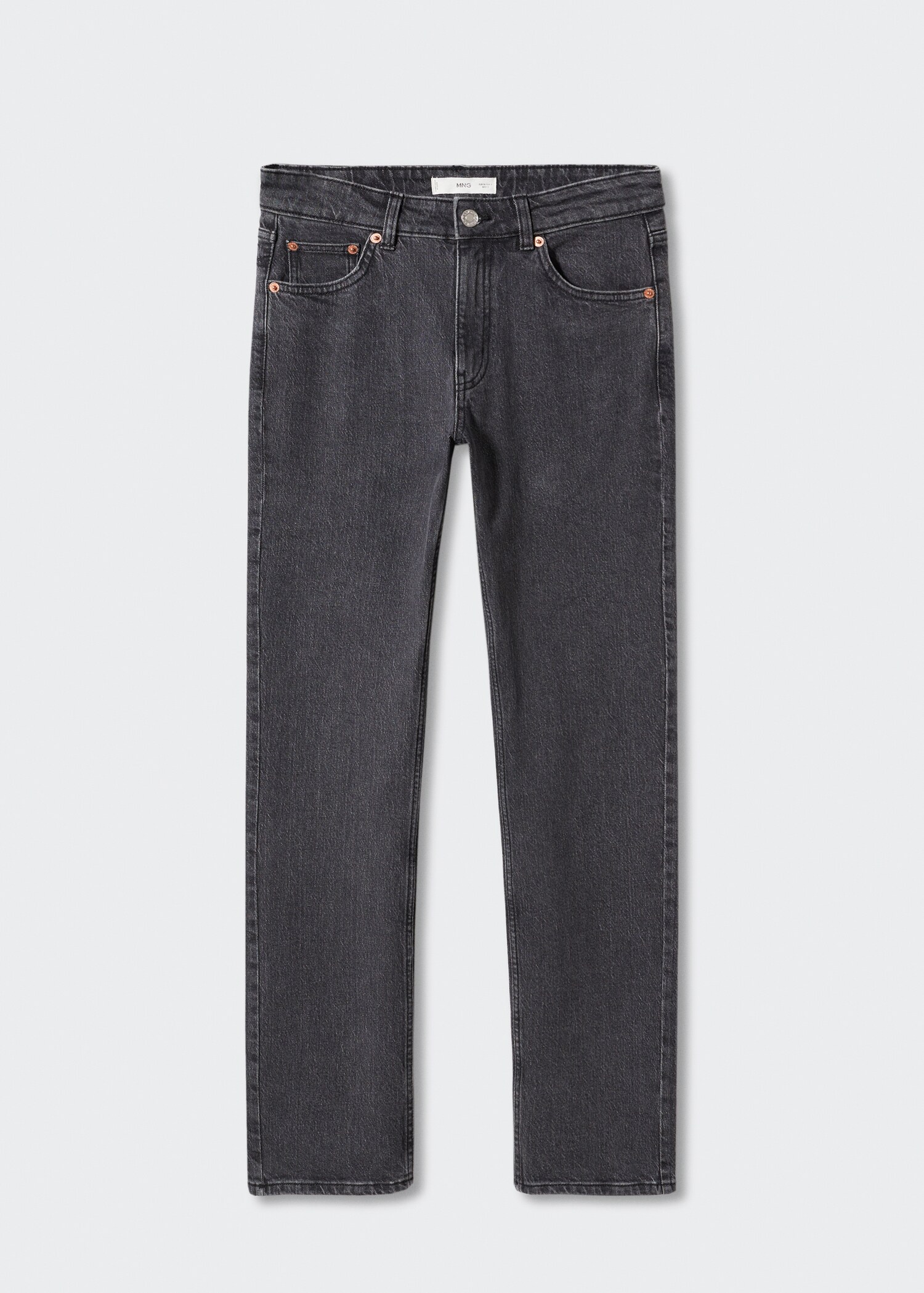 Medium-comfort straight jeans - Article without model