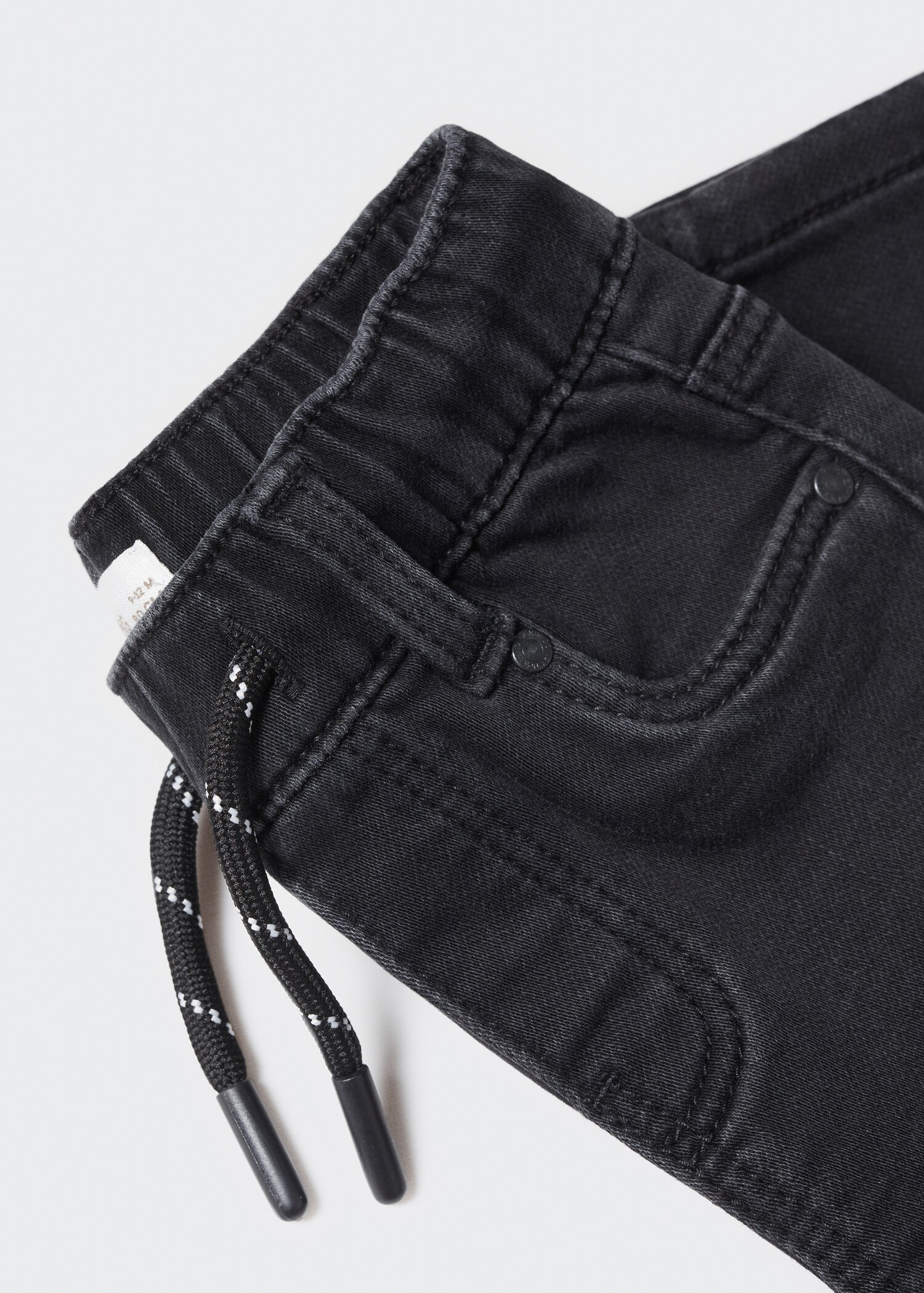 Drawstring waist jeans - Details of the article 0