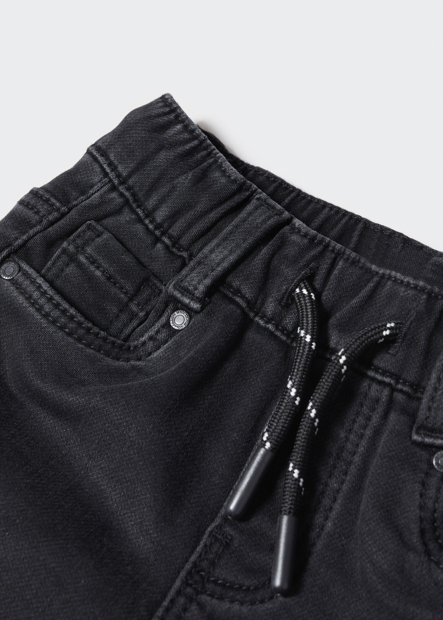 Drawstring waist jeans - Details of the article 8