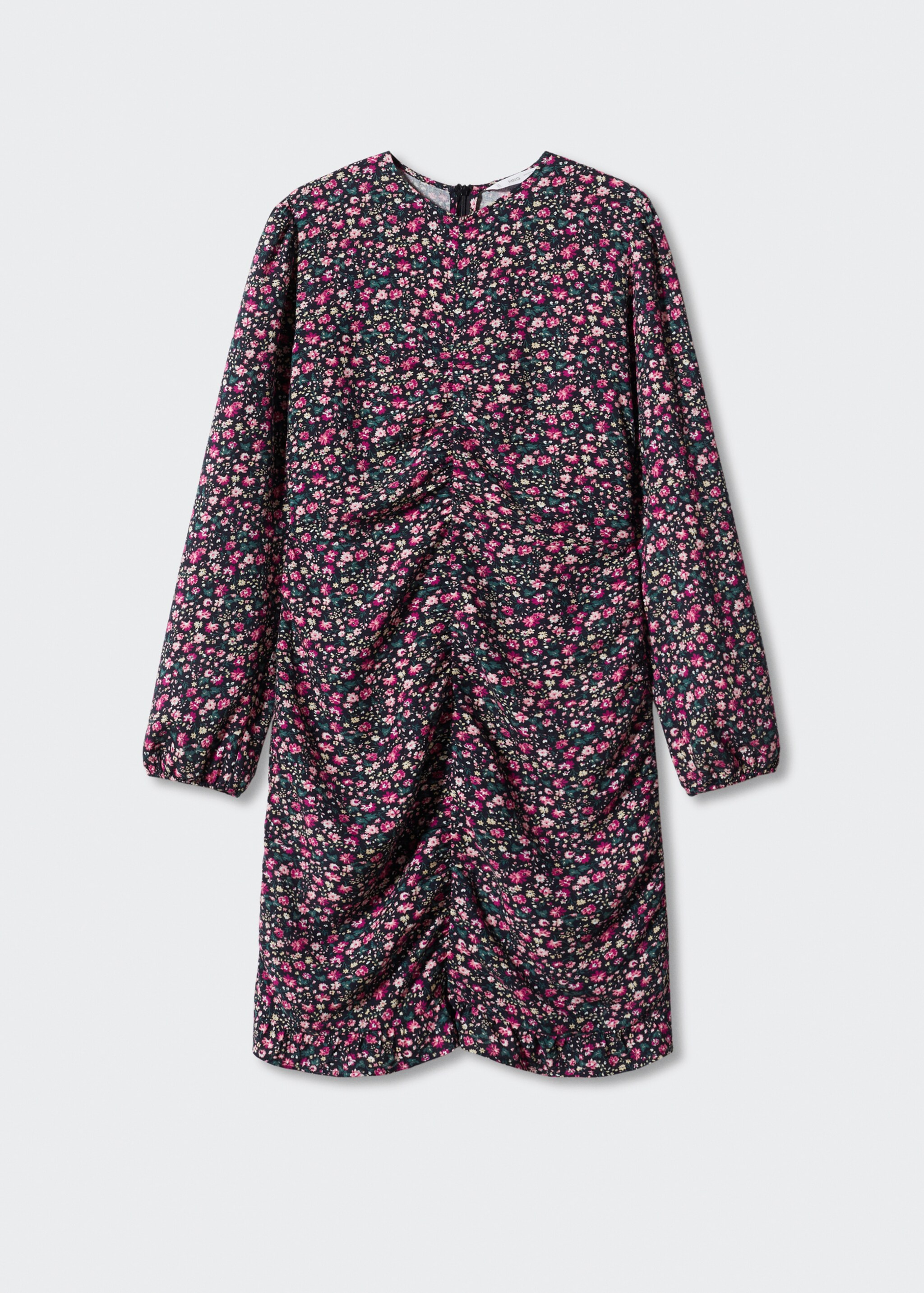 Floral print dress - Article without model, Black. Ref: 47033774-00.