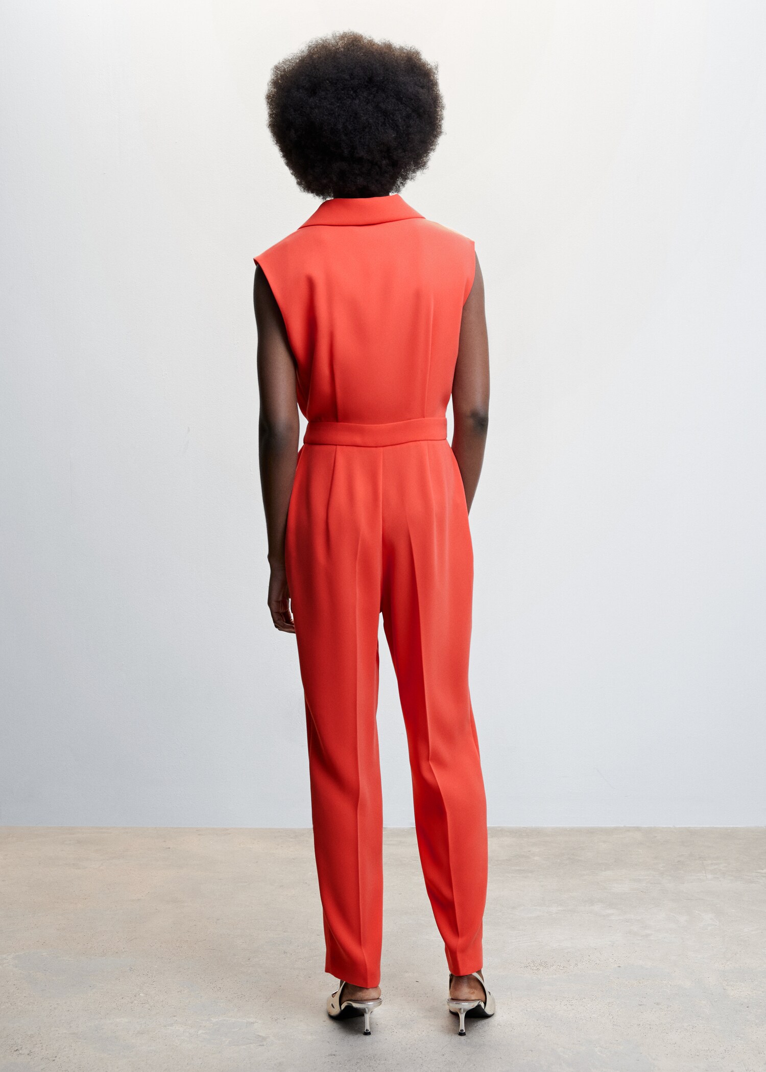 Belt wrap jumpsuit - Reverse of the article