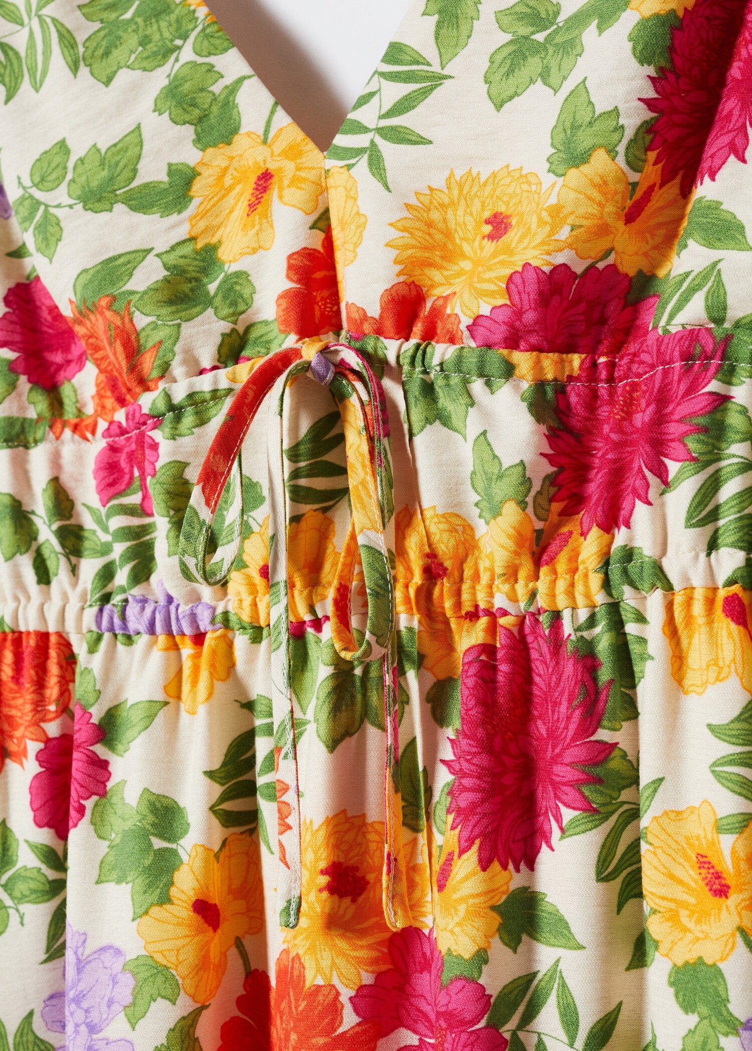 Midi printed dress - Details of the article 8