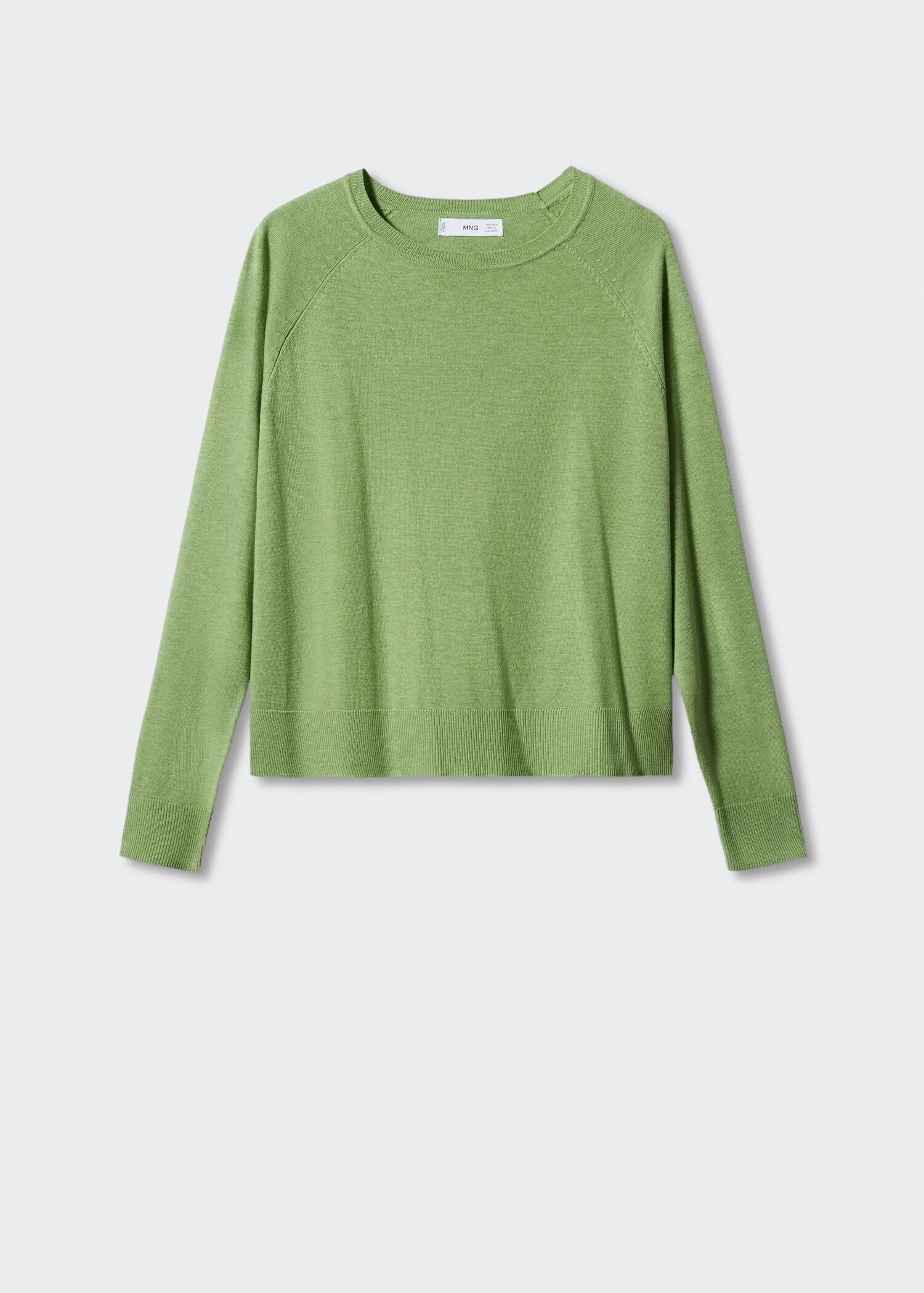 Fine-knit crew-neck sweater - Article without model