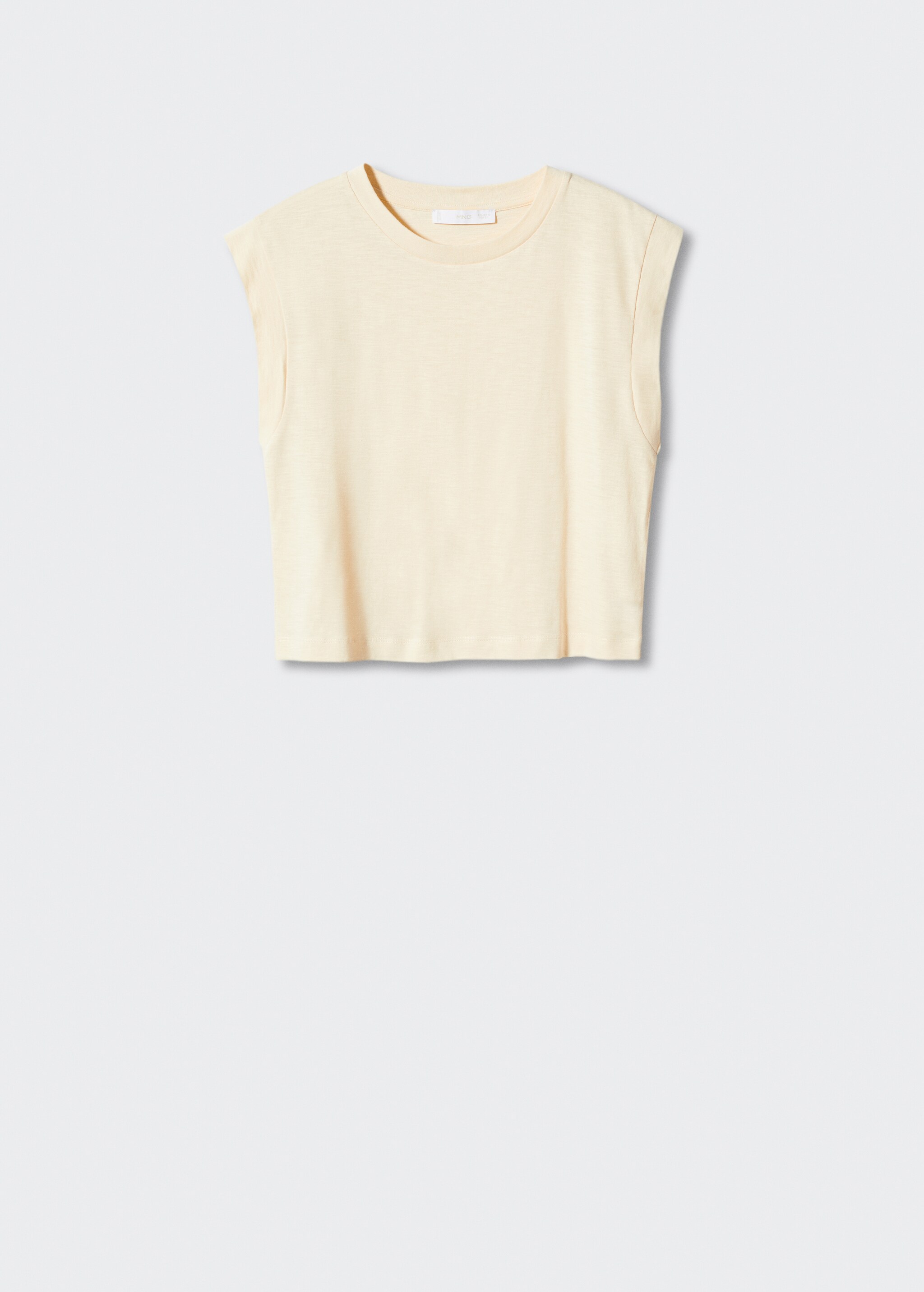 Camiseta crop algodón - Artículo sin modelo