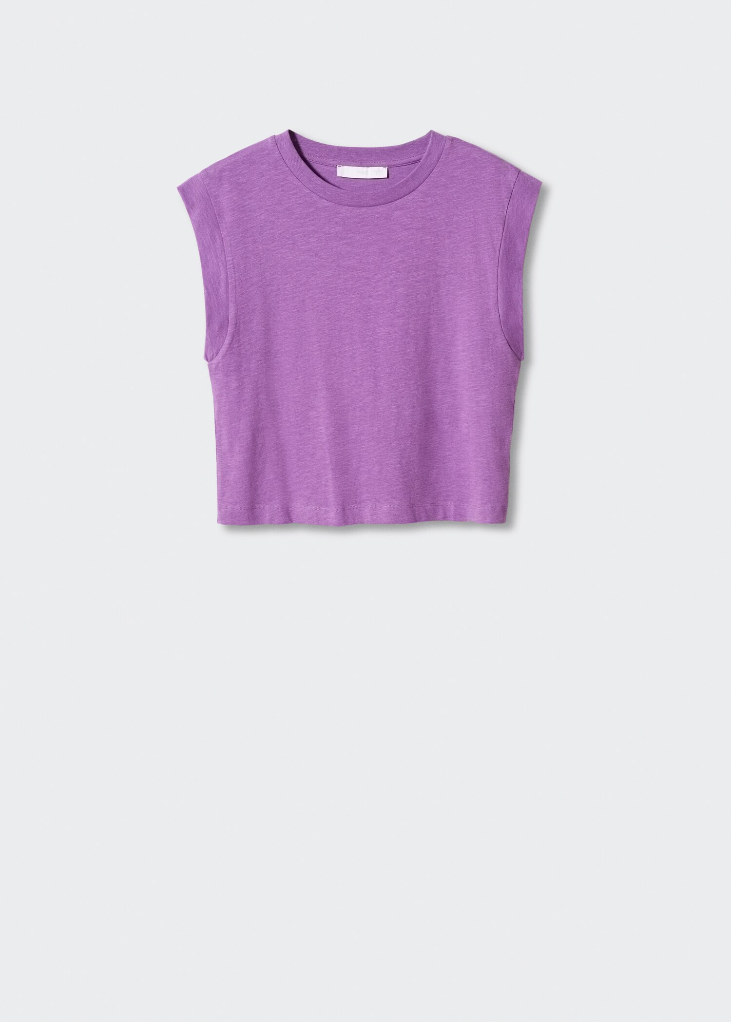 Cropped cotton T-shirt - Article without model