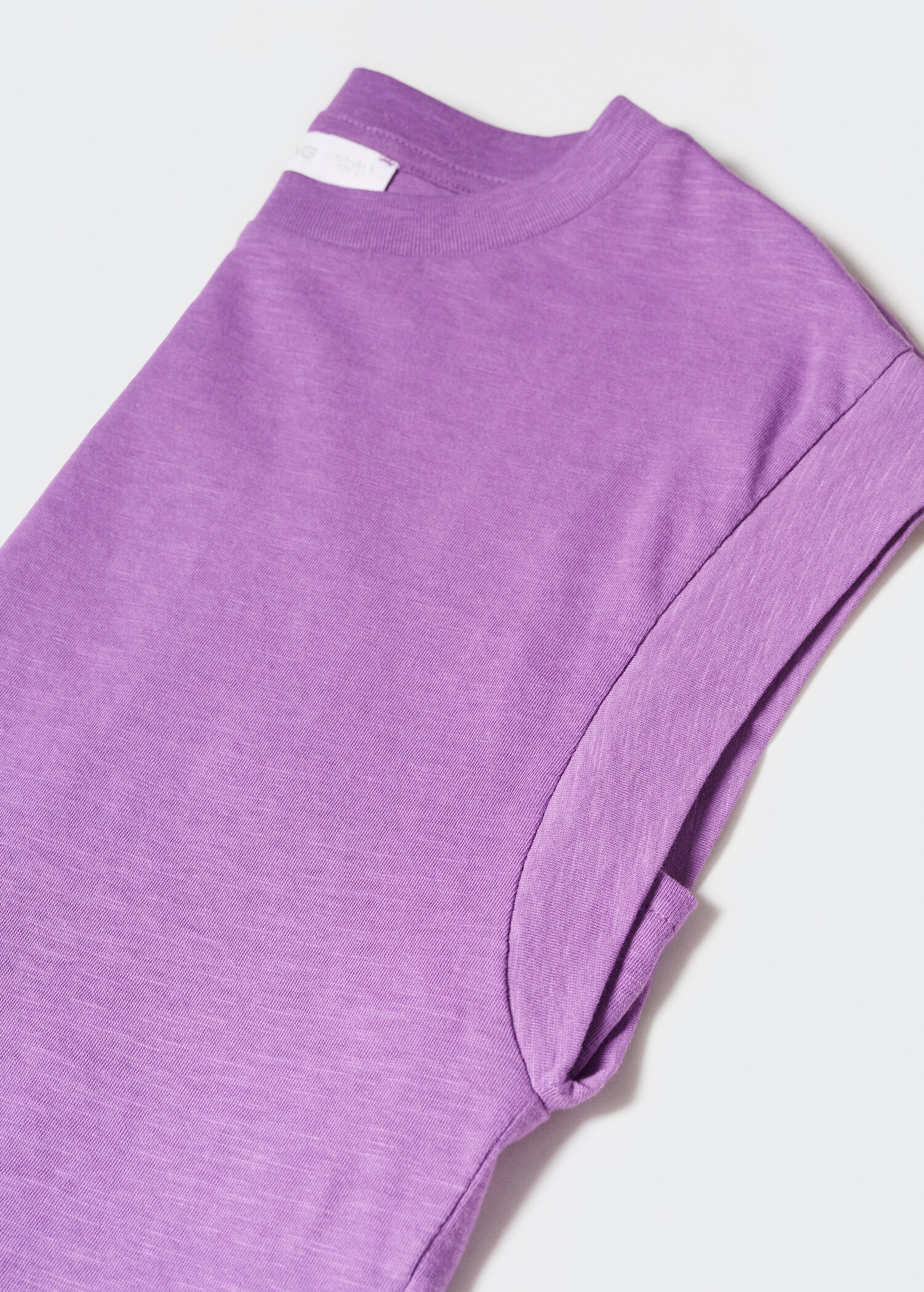 Cropped cotton T-shirt - Details of the article 8