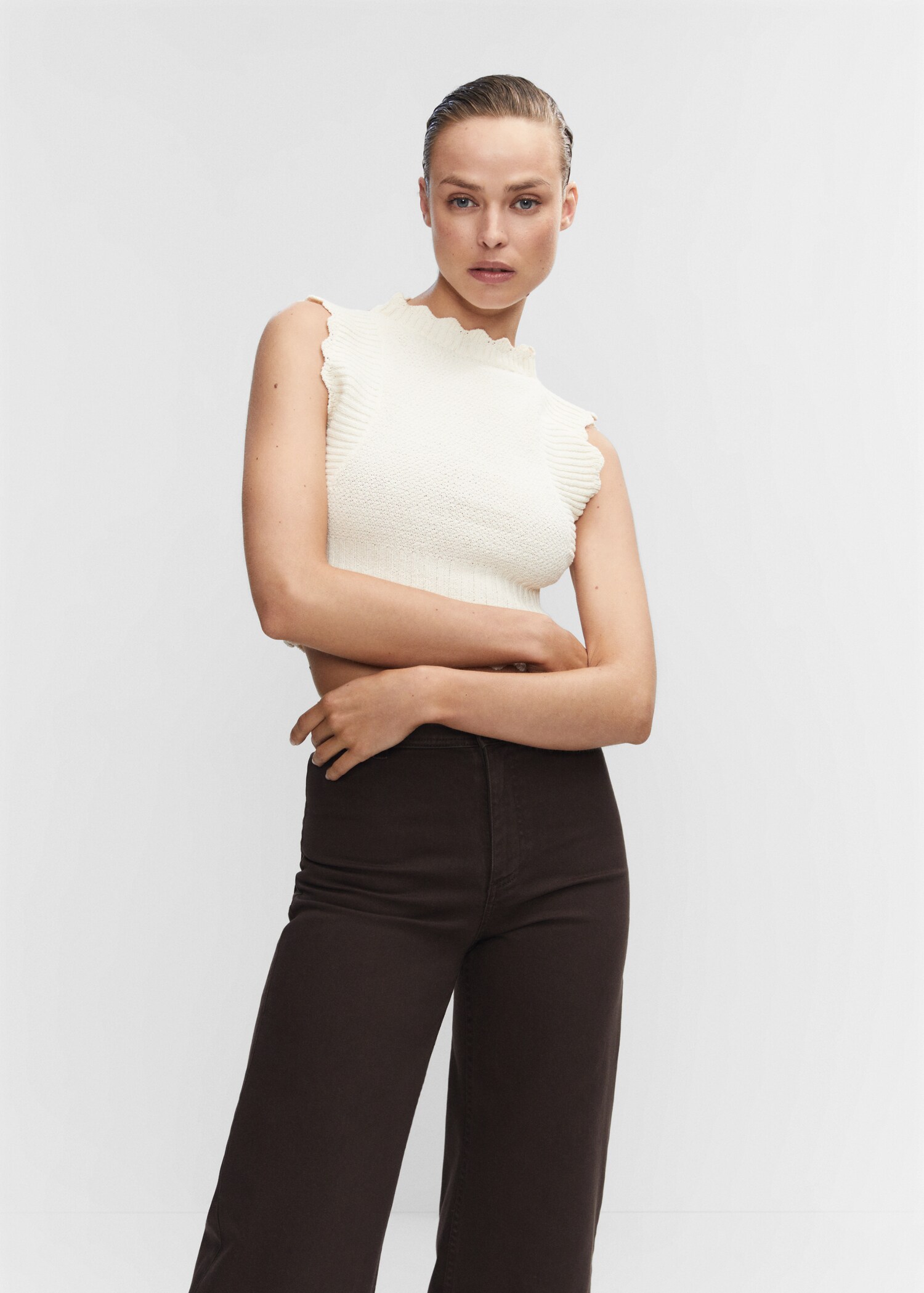 Jeans culotte high waist - Details of the article 1