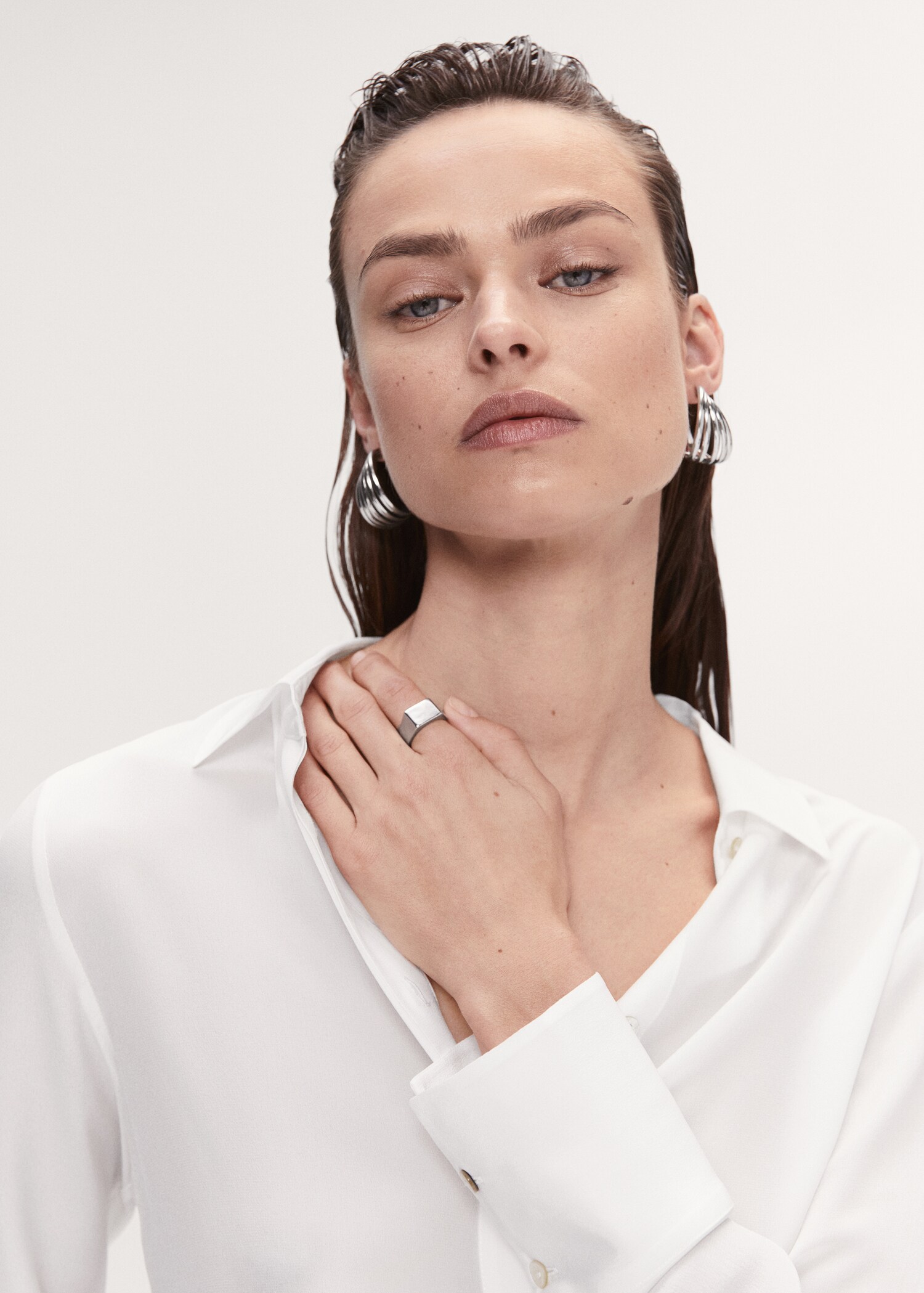 100% silk shirt - Details of the article 1