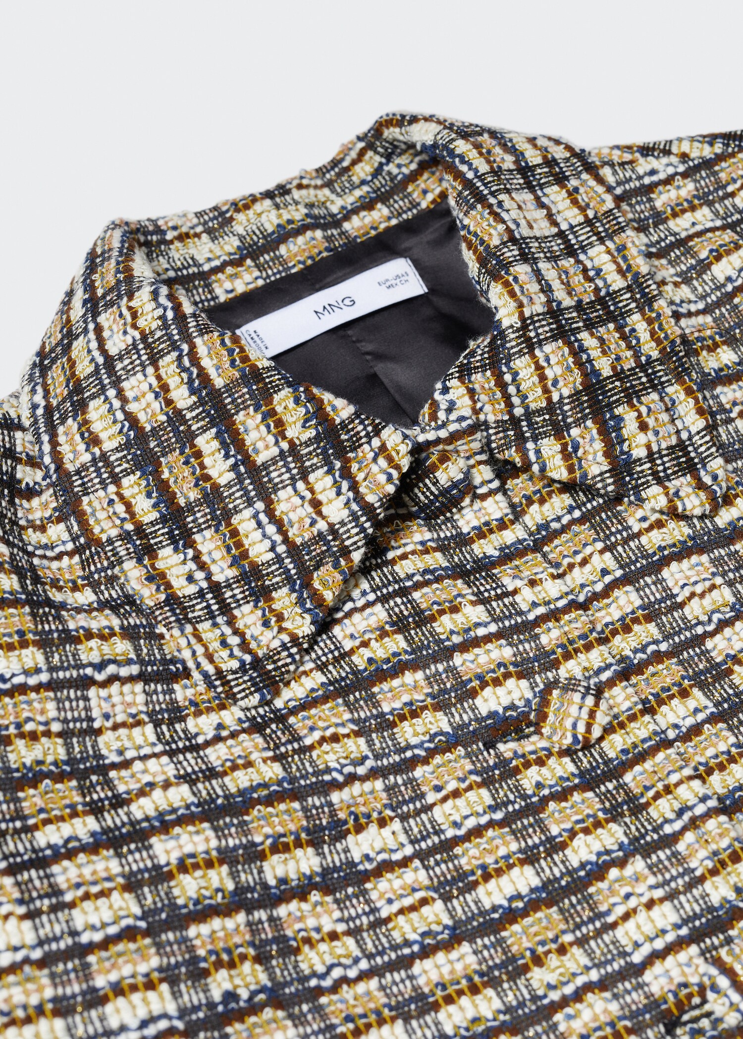 Chaqueta tweed cuadros - Detalle del artículo 8