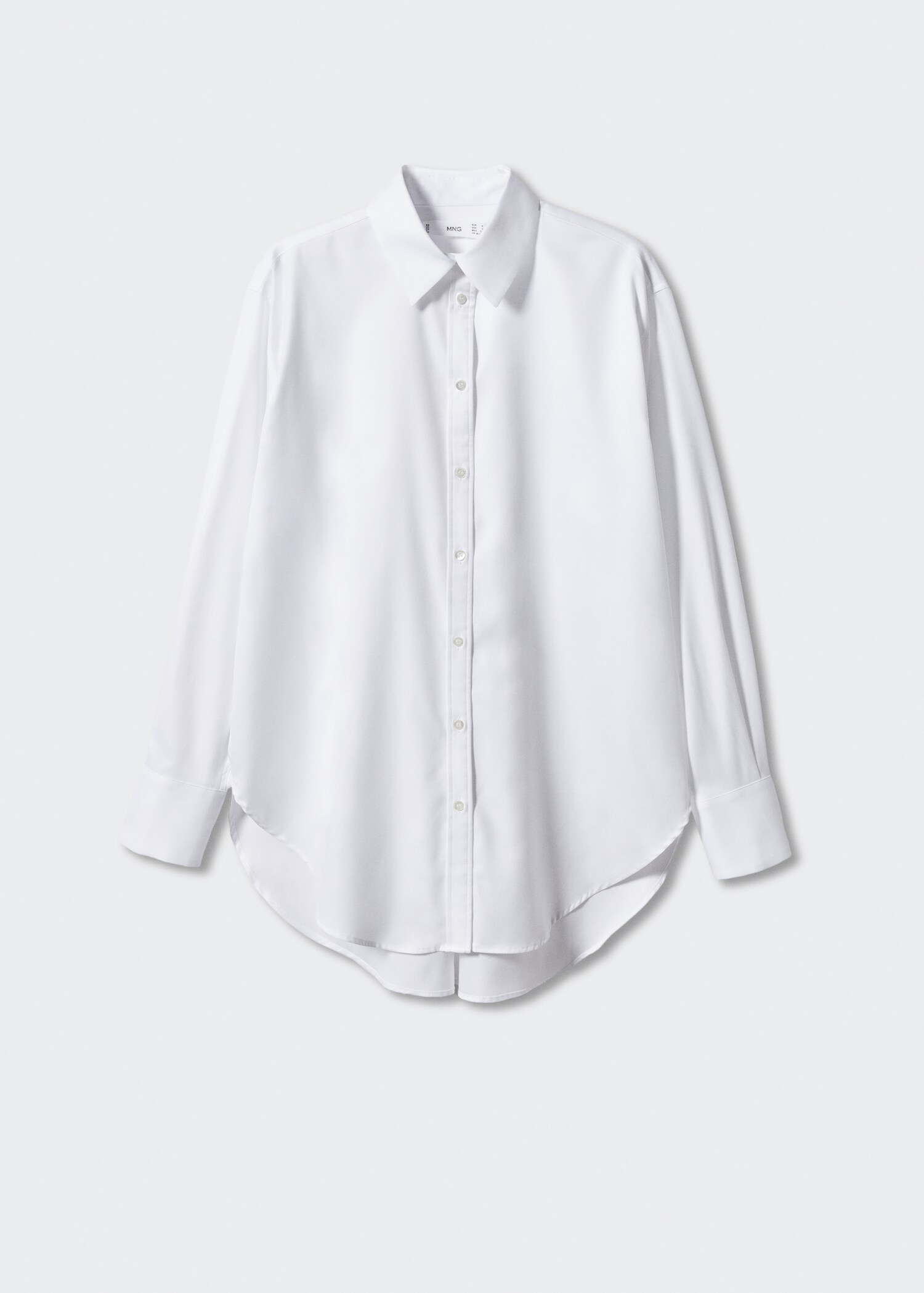 Oversize cotton shirt - Article without model