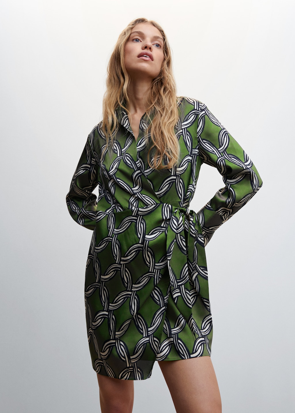 Robe motif chaine discount