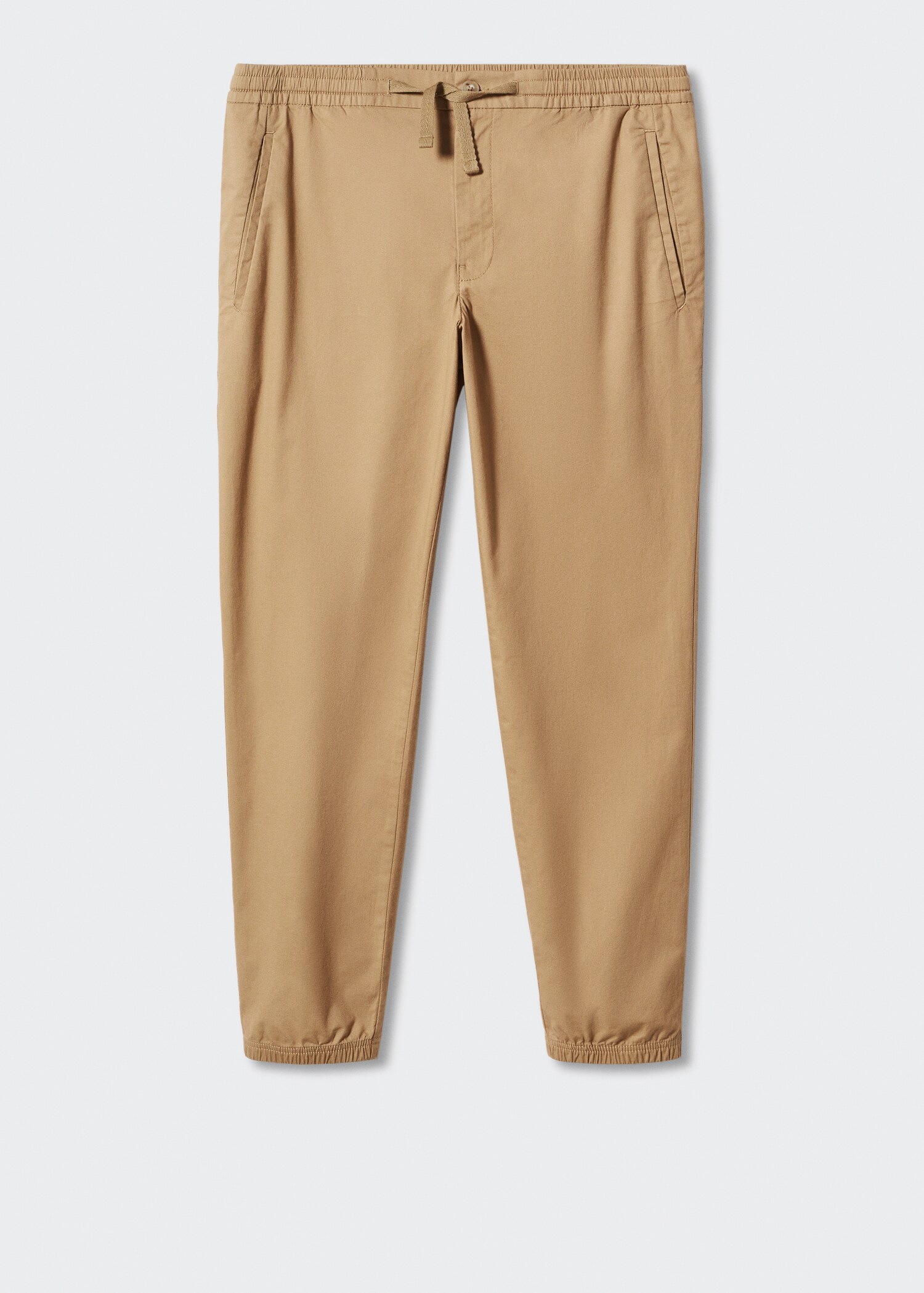Cotton jogger-style trousers - Article without model