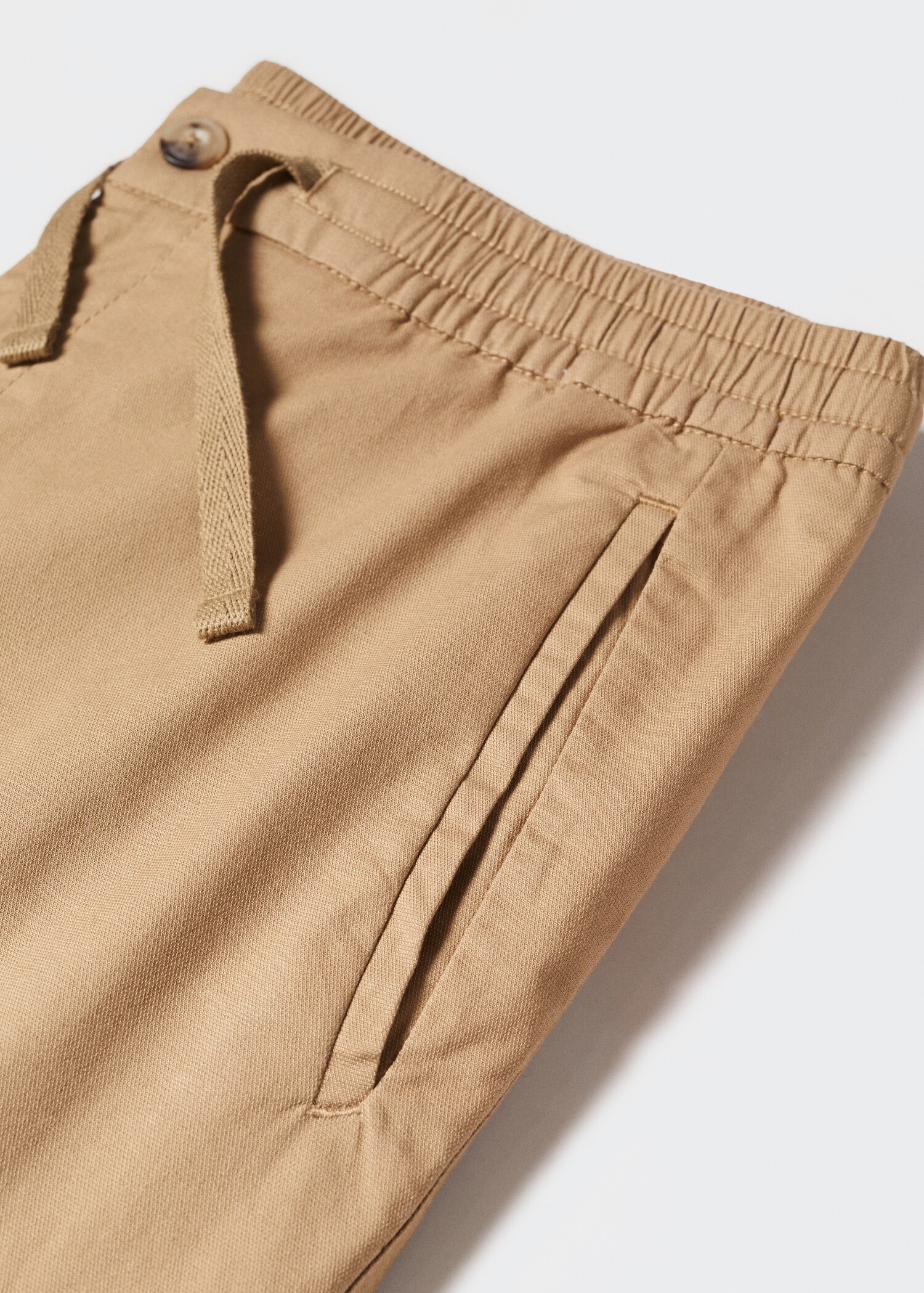 Cotton jogger-style trousers - Details of the article 8