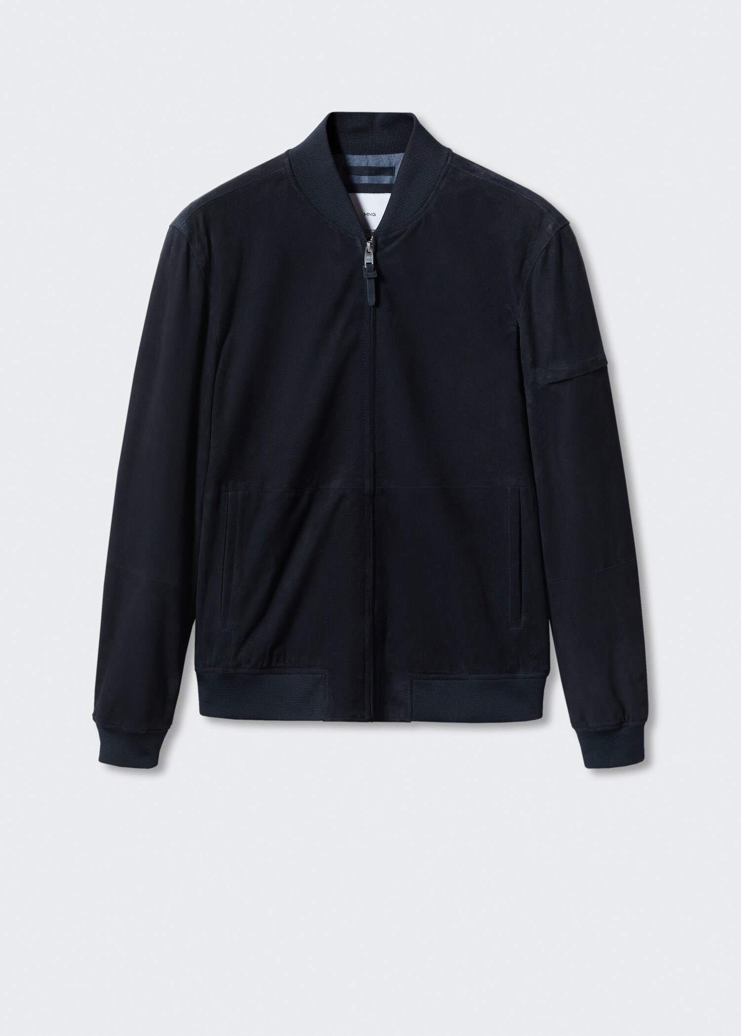Leather bomber jacket - Article without model