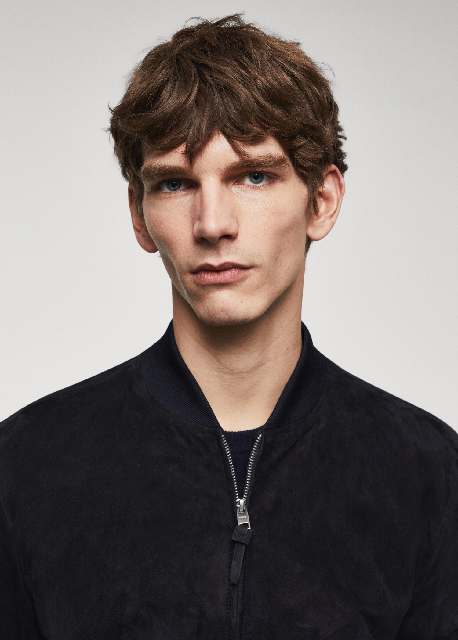 Leather bomber jacket - Details of the article 1