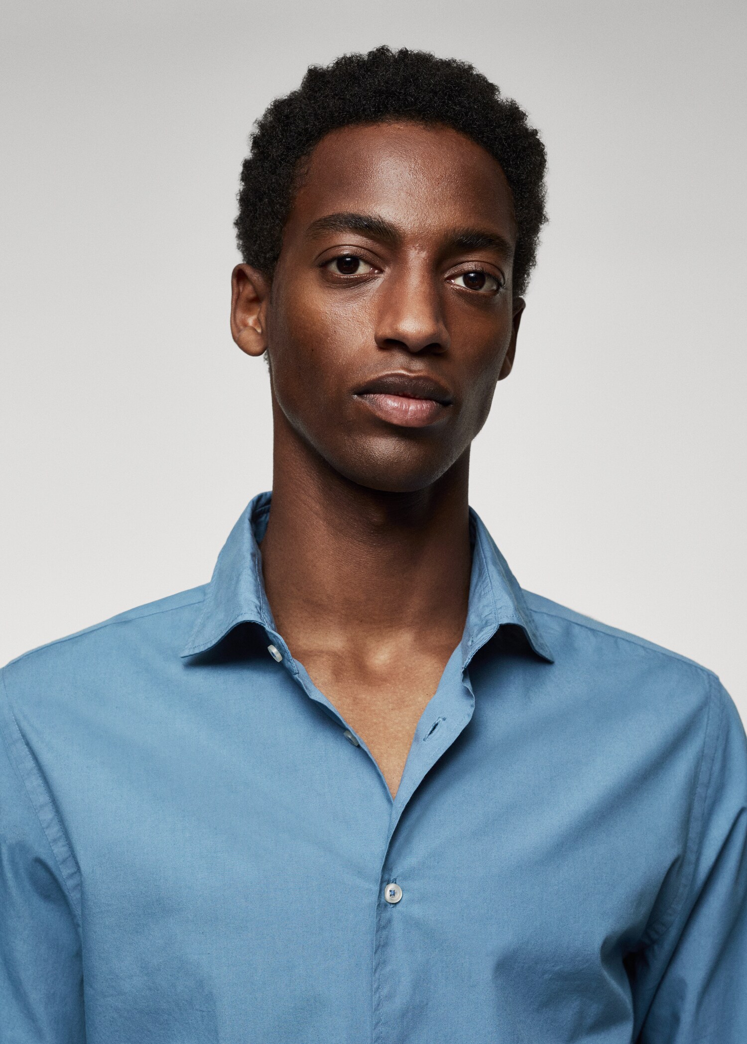 Camicia cotone slim fit - Dettaglio dell'articolo 1