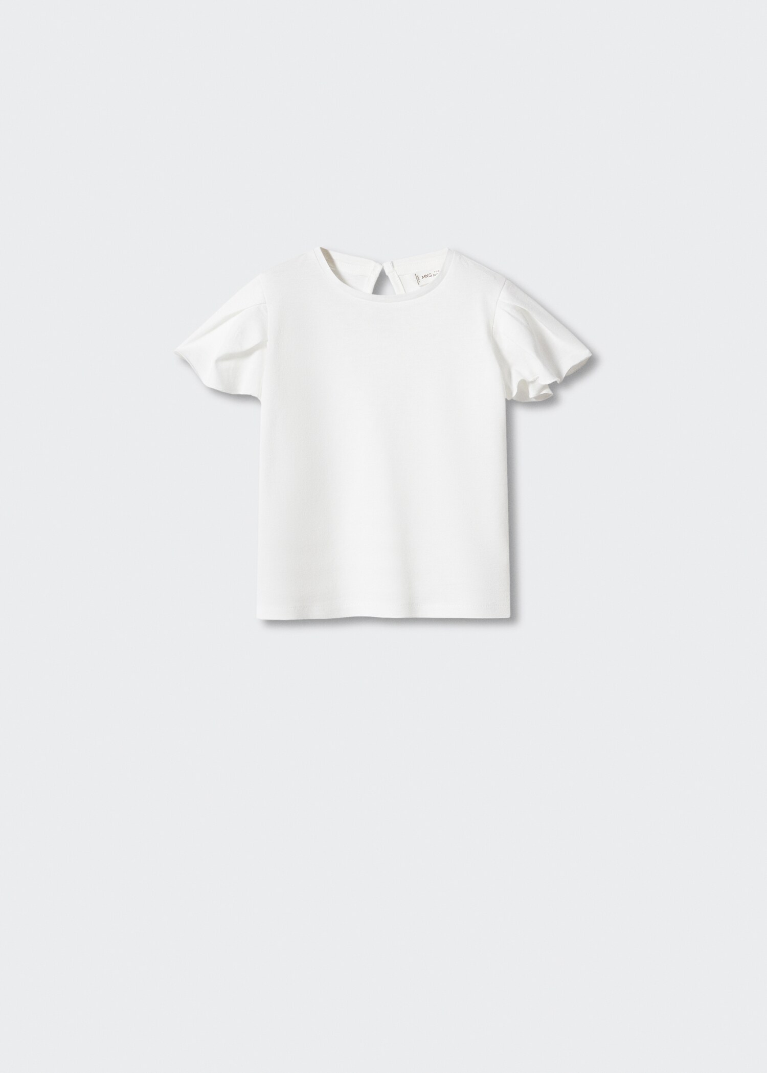 Ruffled sleeve T-shirt - Article without model