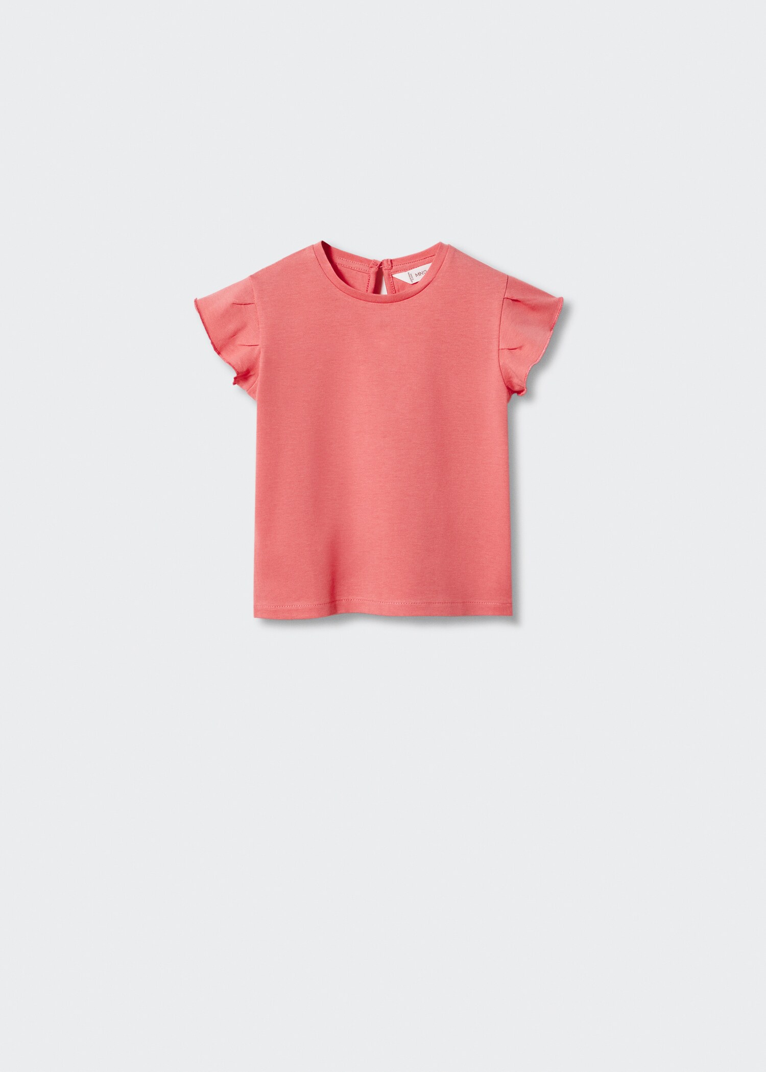 Ruffled sleeve T-shirt - Article without model