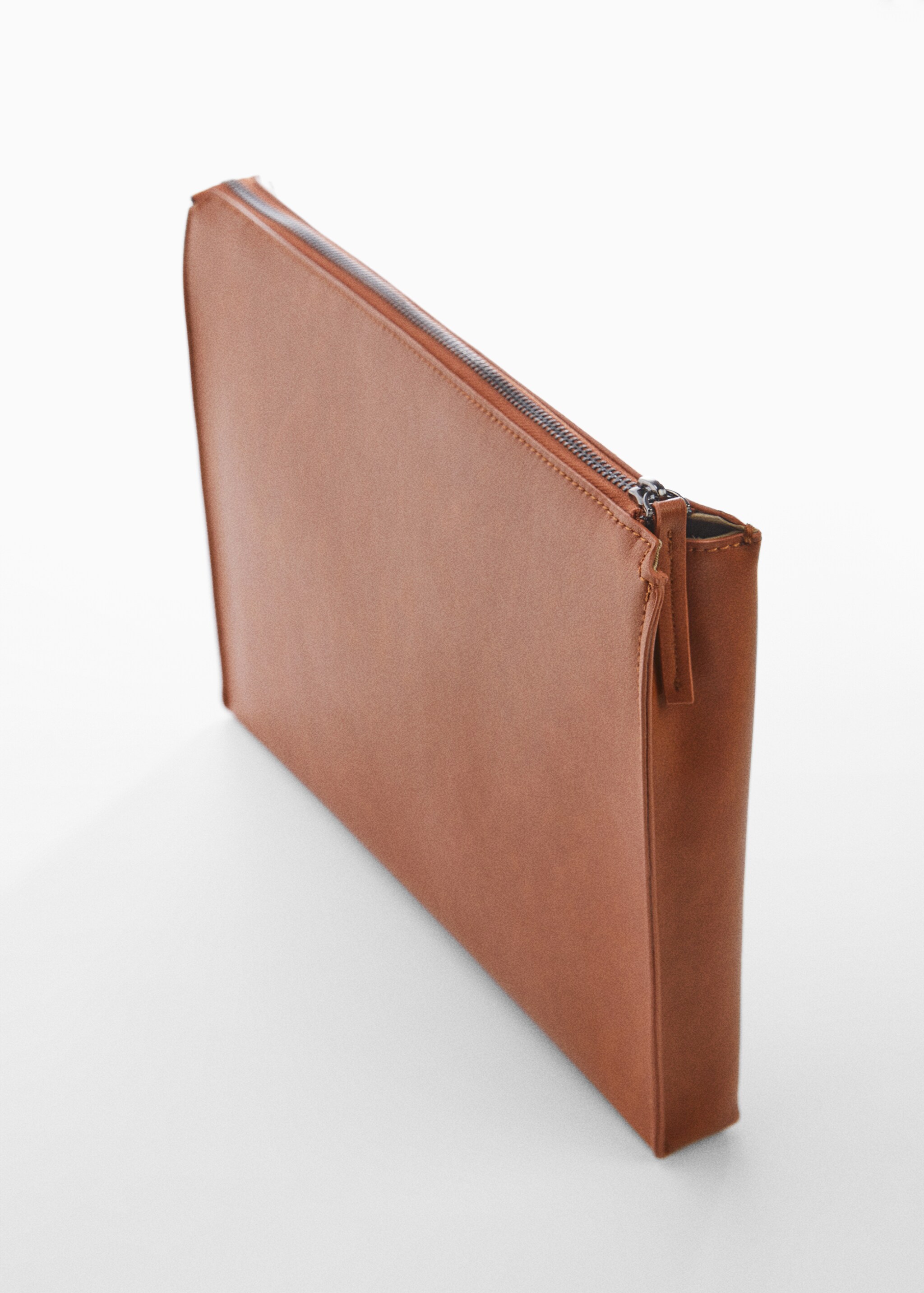Leather laptop case - Medium plane